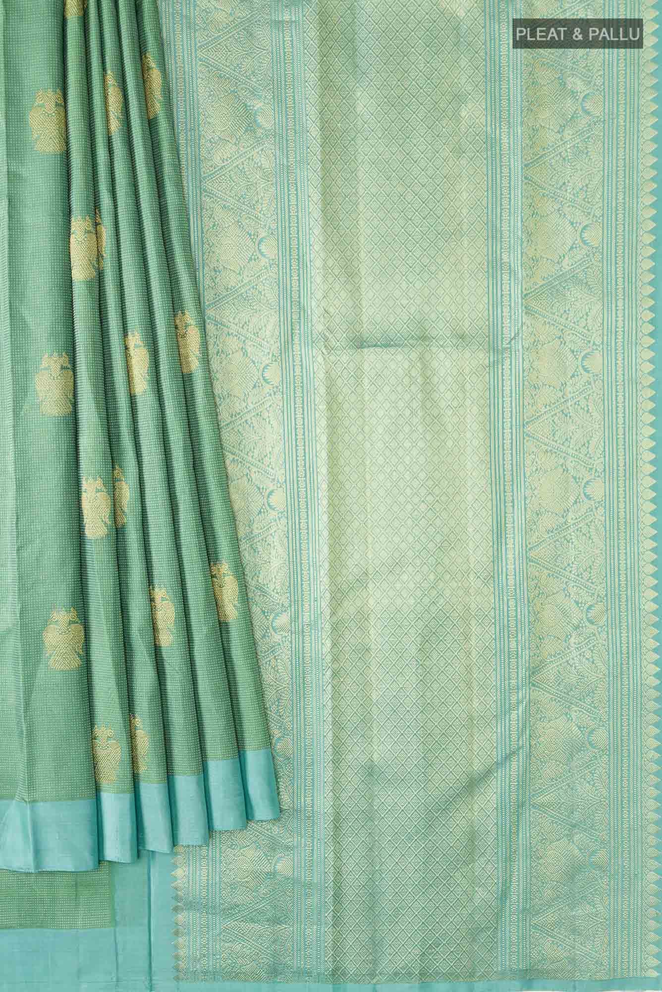 Green Kanchipuram Silk Saree