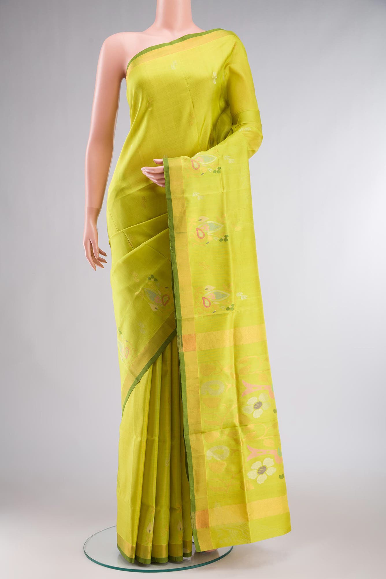 Green Uppada Silk Saree