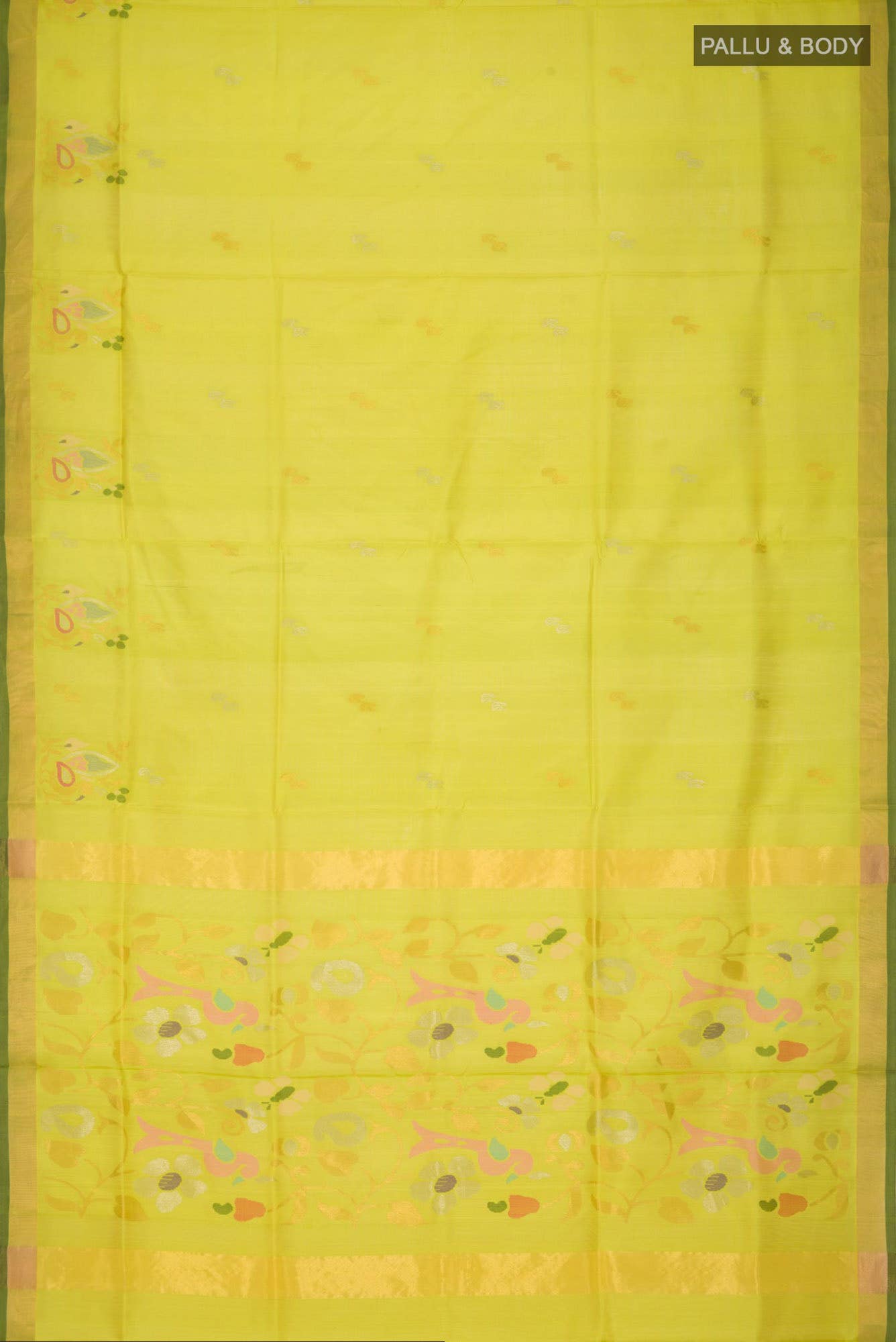 Green Uppada Silk Saree