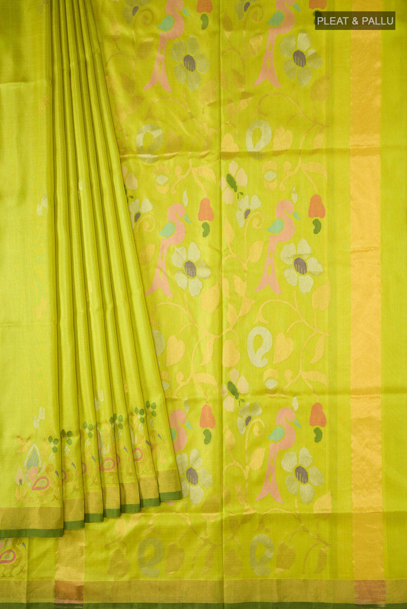 Green Uppada Silk Saree