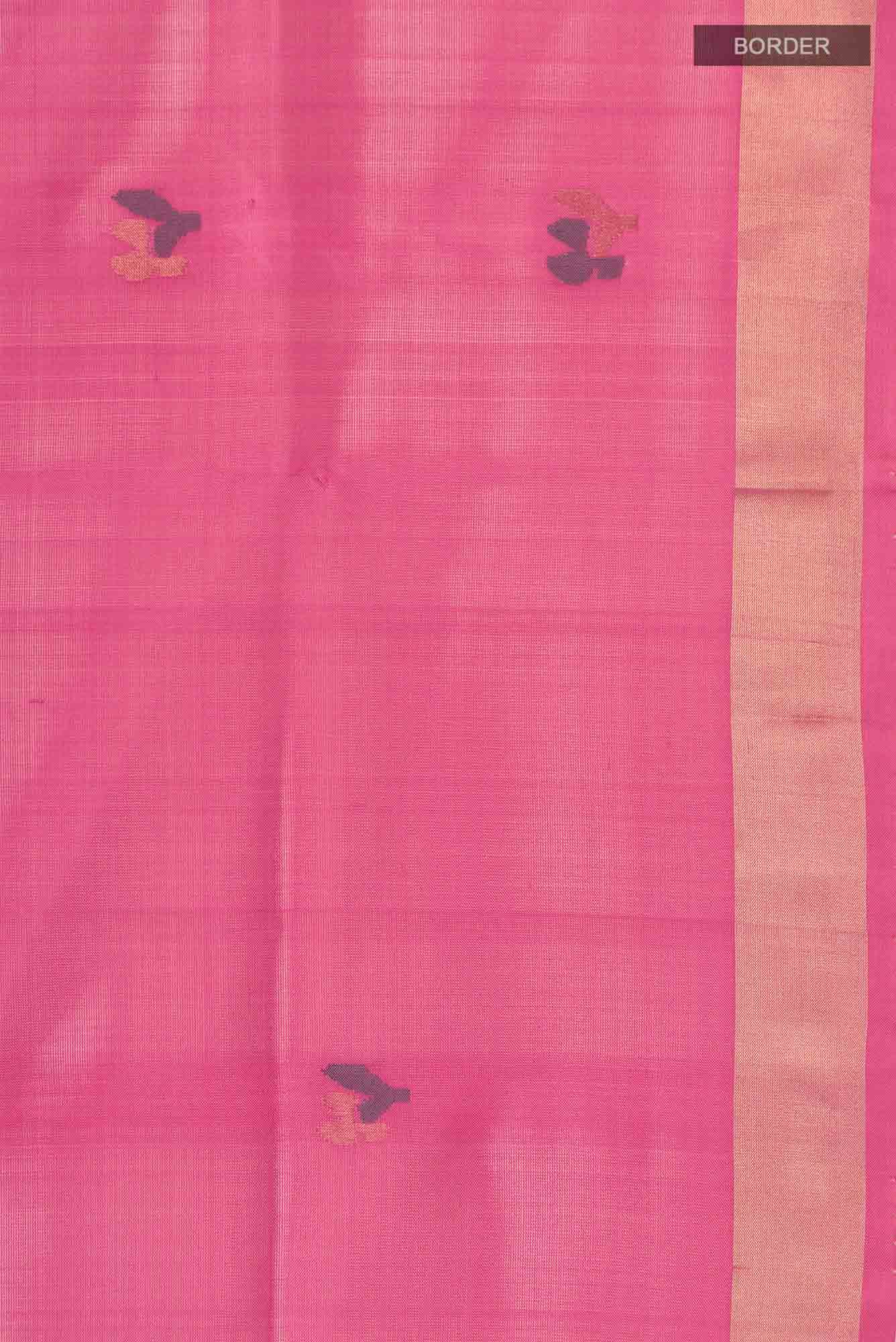 Pink Uppada Silk Saree