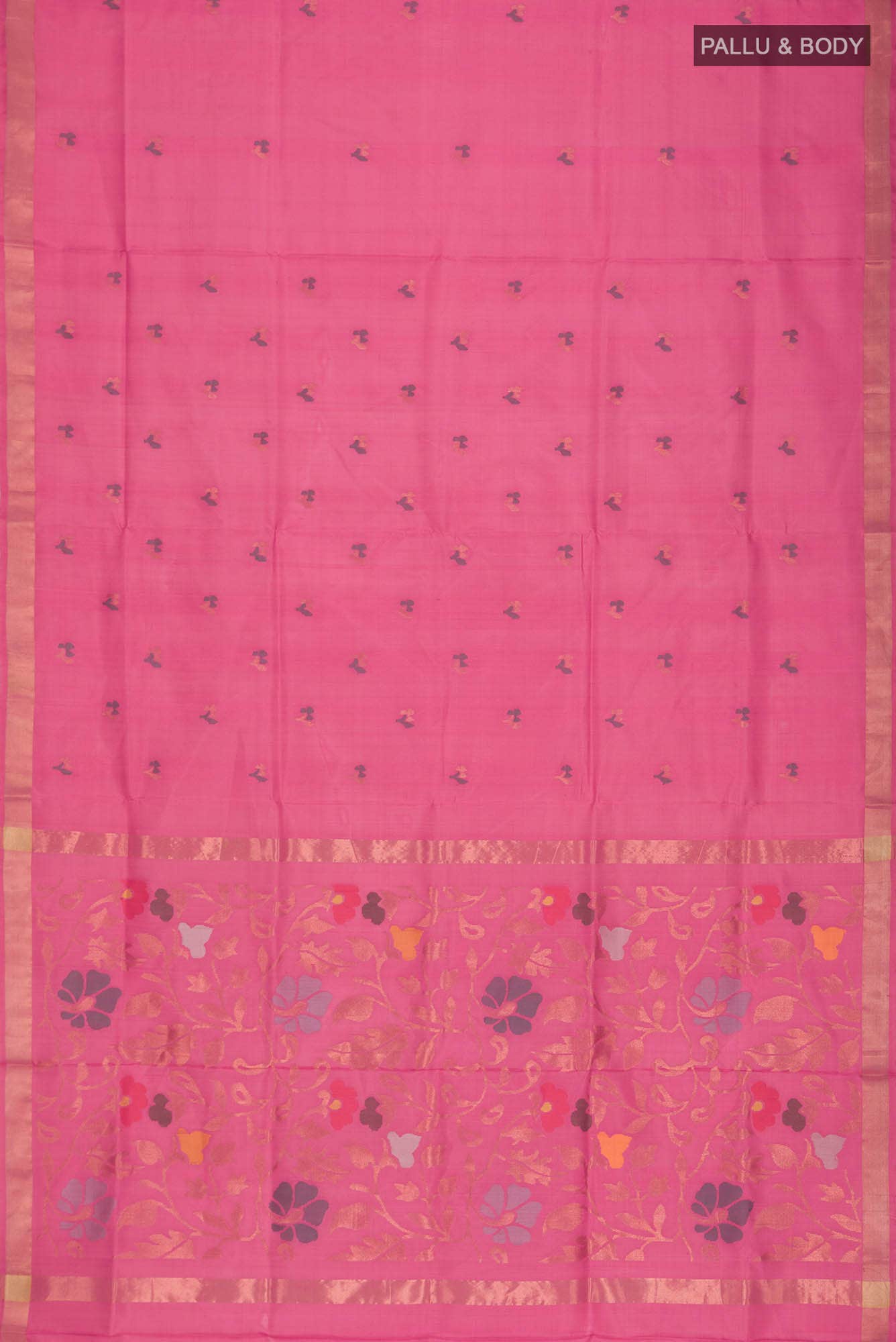 Pink Uppada Silk Saree