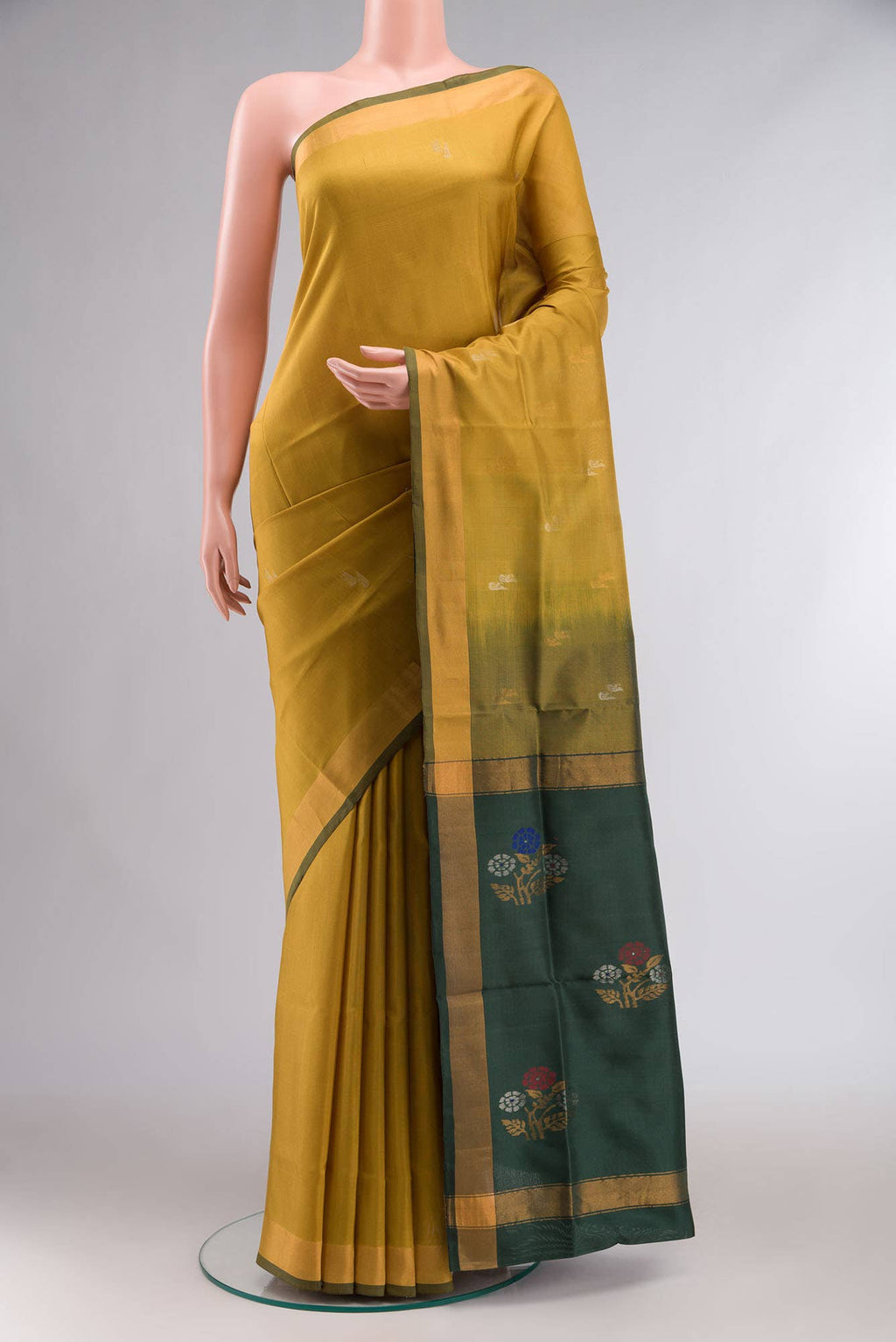Green Uppada Silk Saree