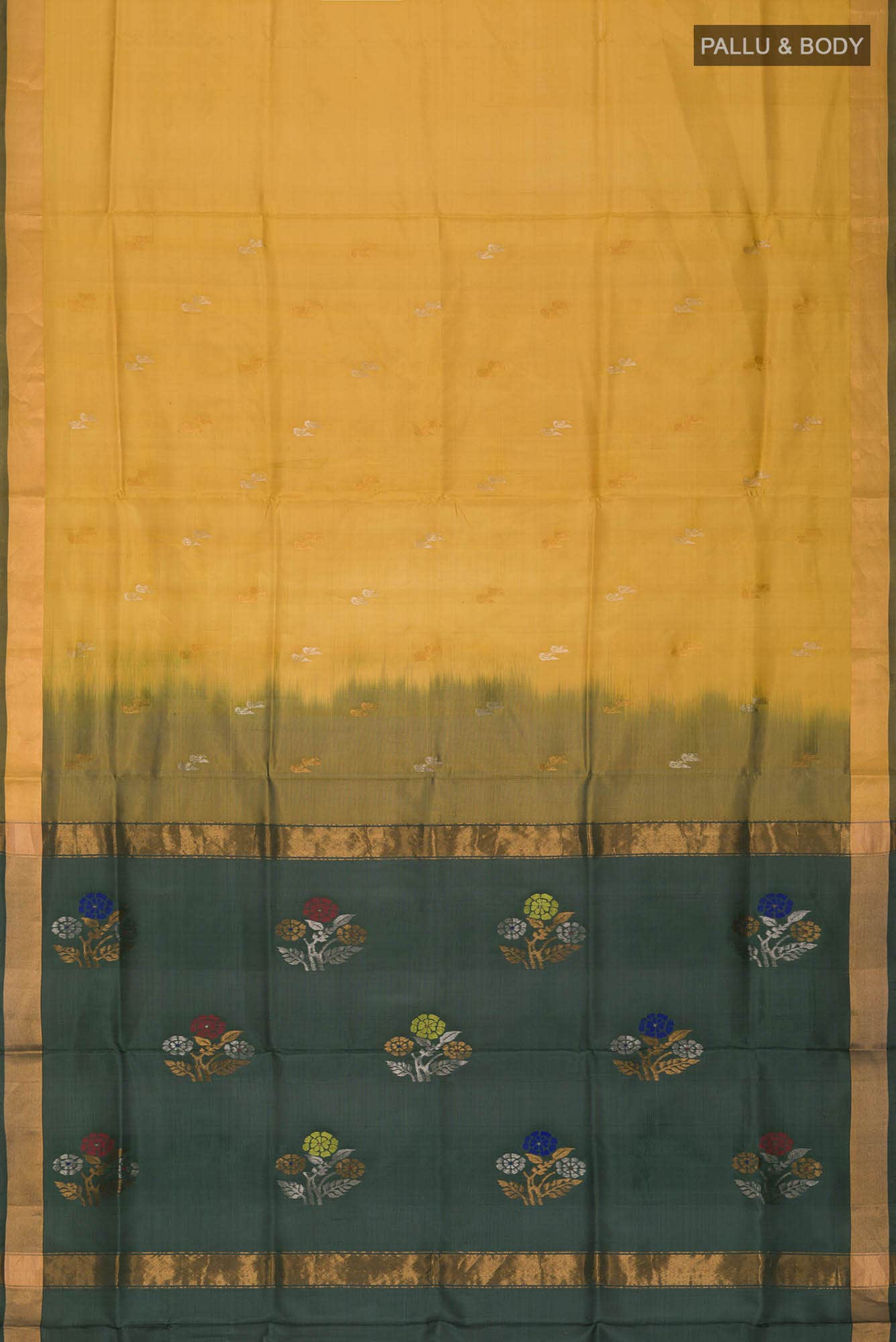 Green Uppada Silk Saree