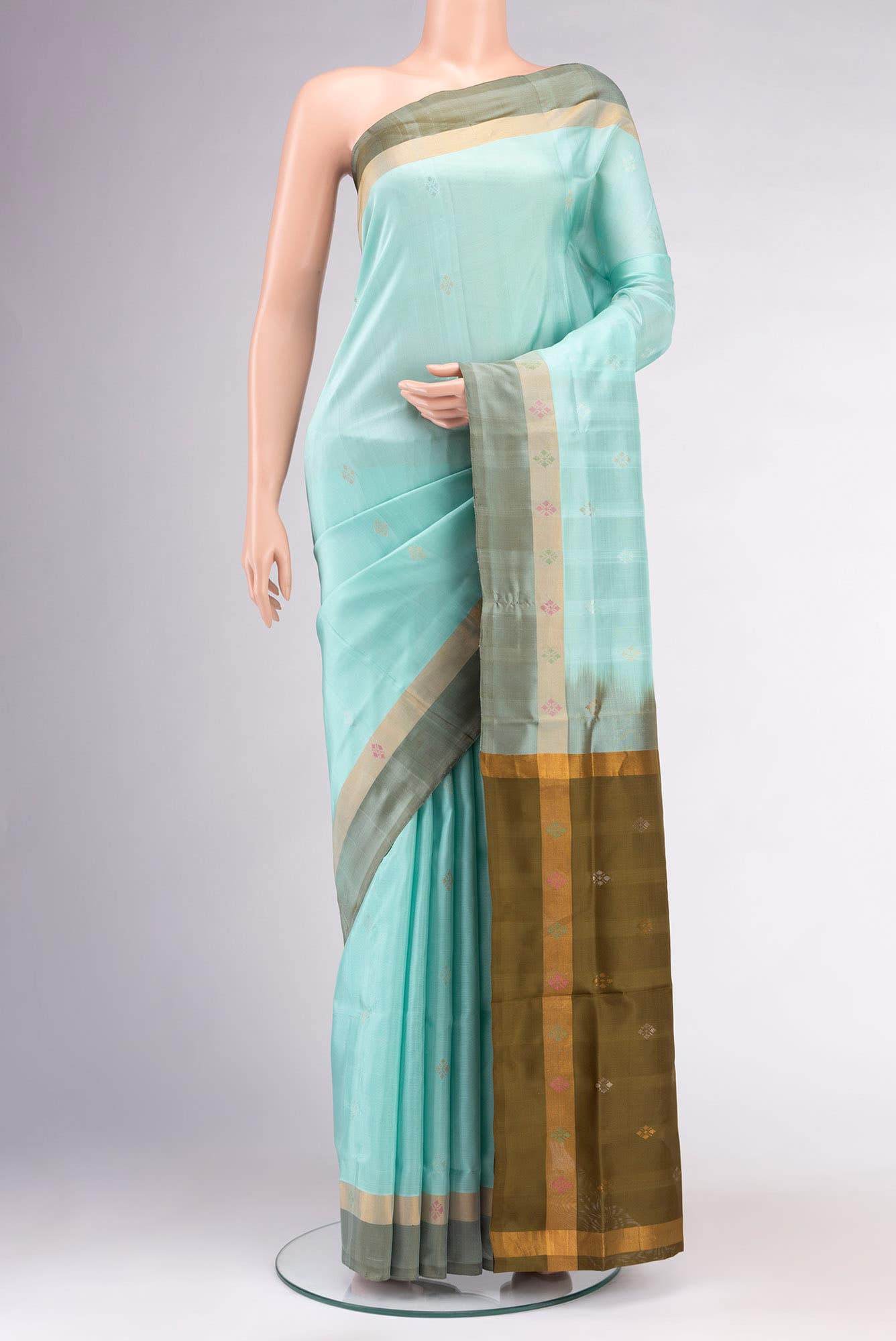 Blue Uppada Silk Saree
