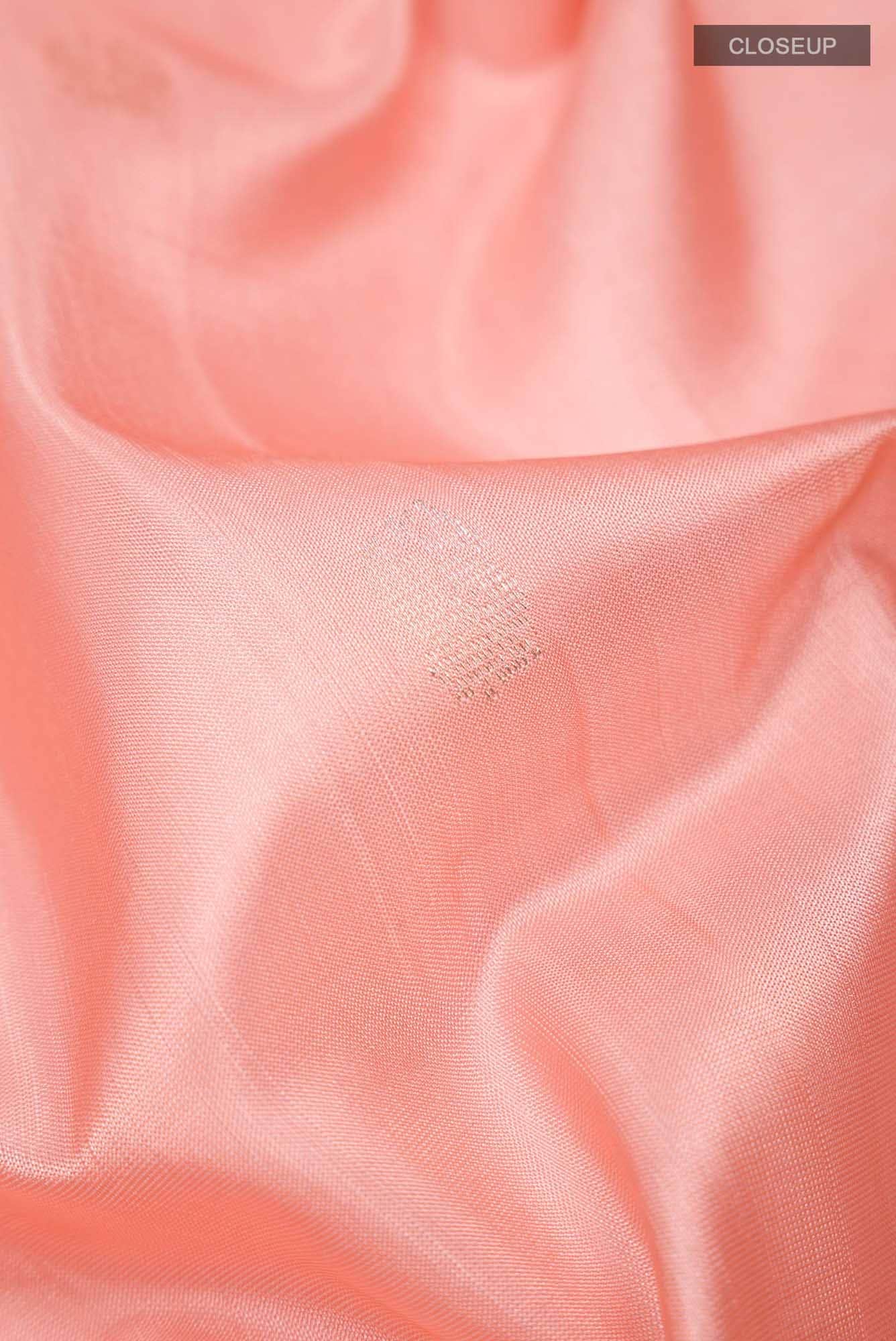 Peach Uppada Silk Saree