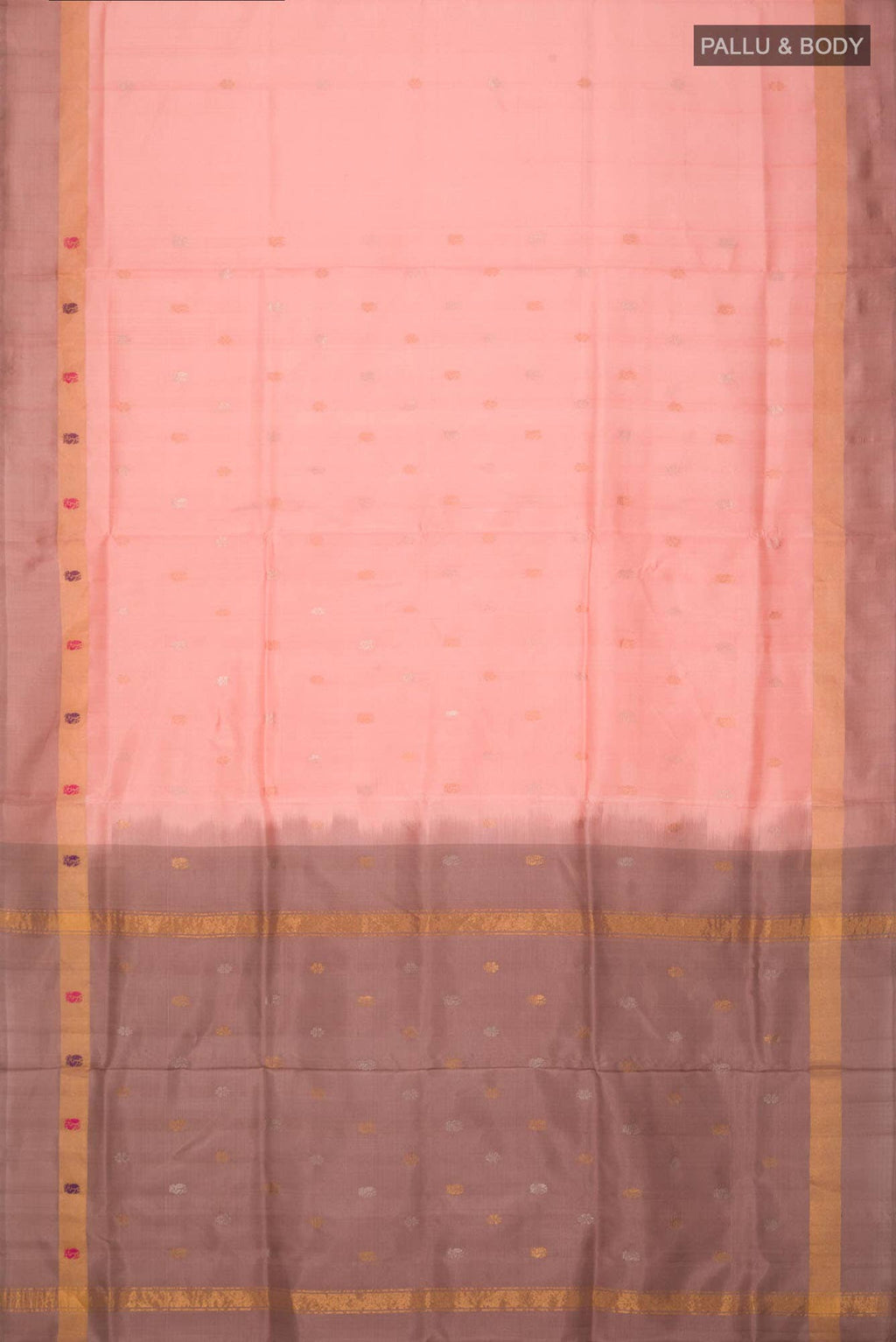 Peach Uppada Silk Saree