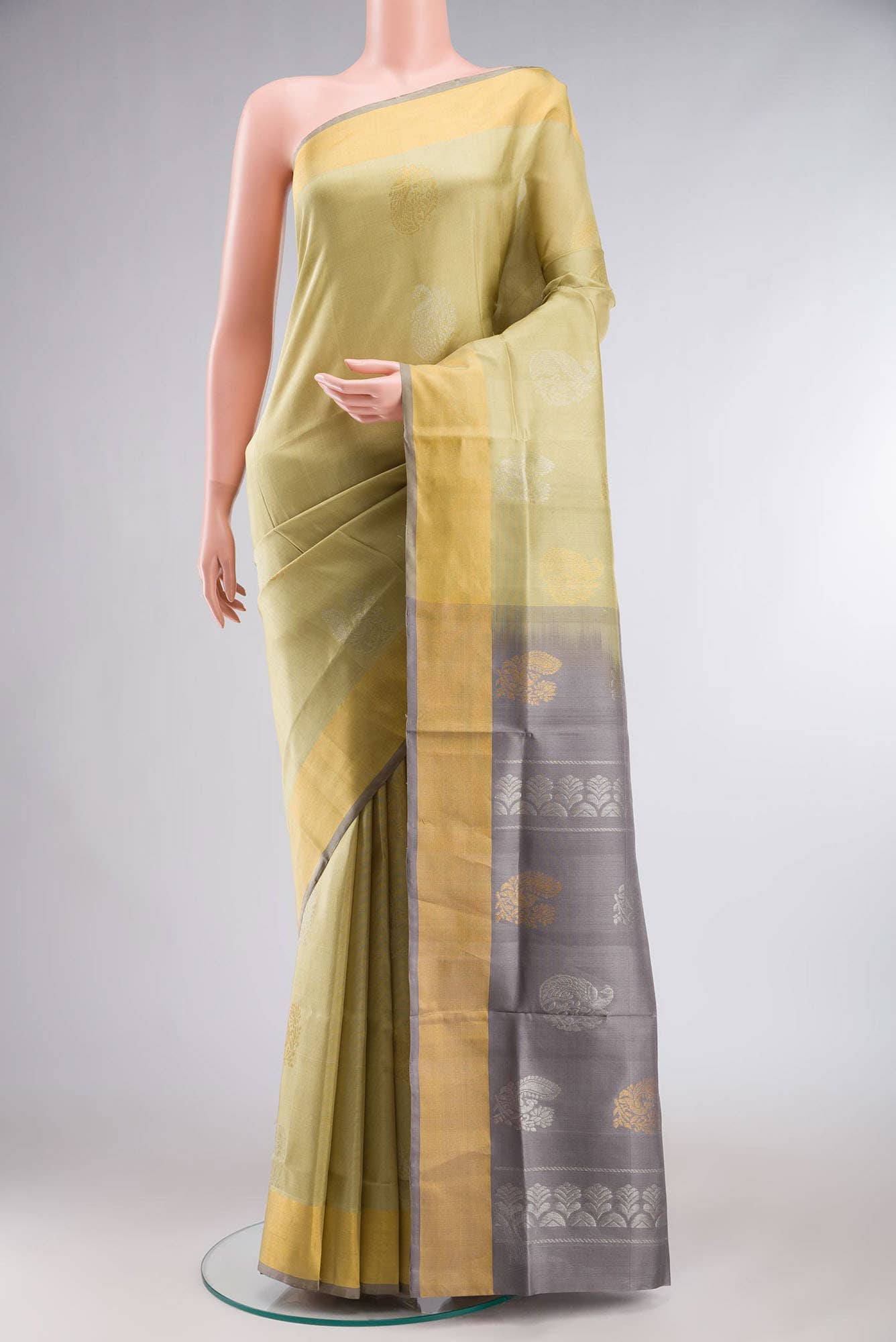 Beige Uppada Silk Saree