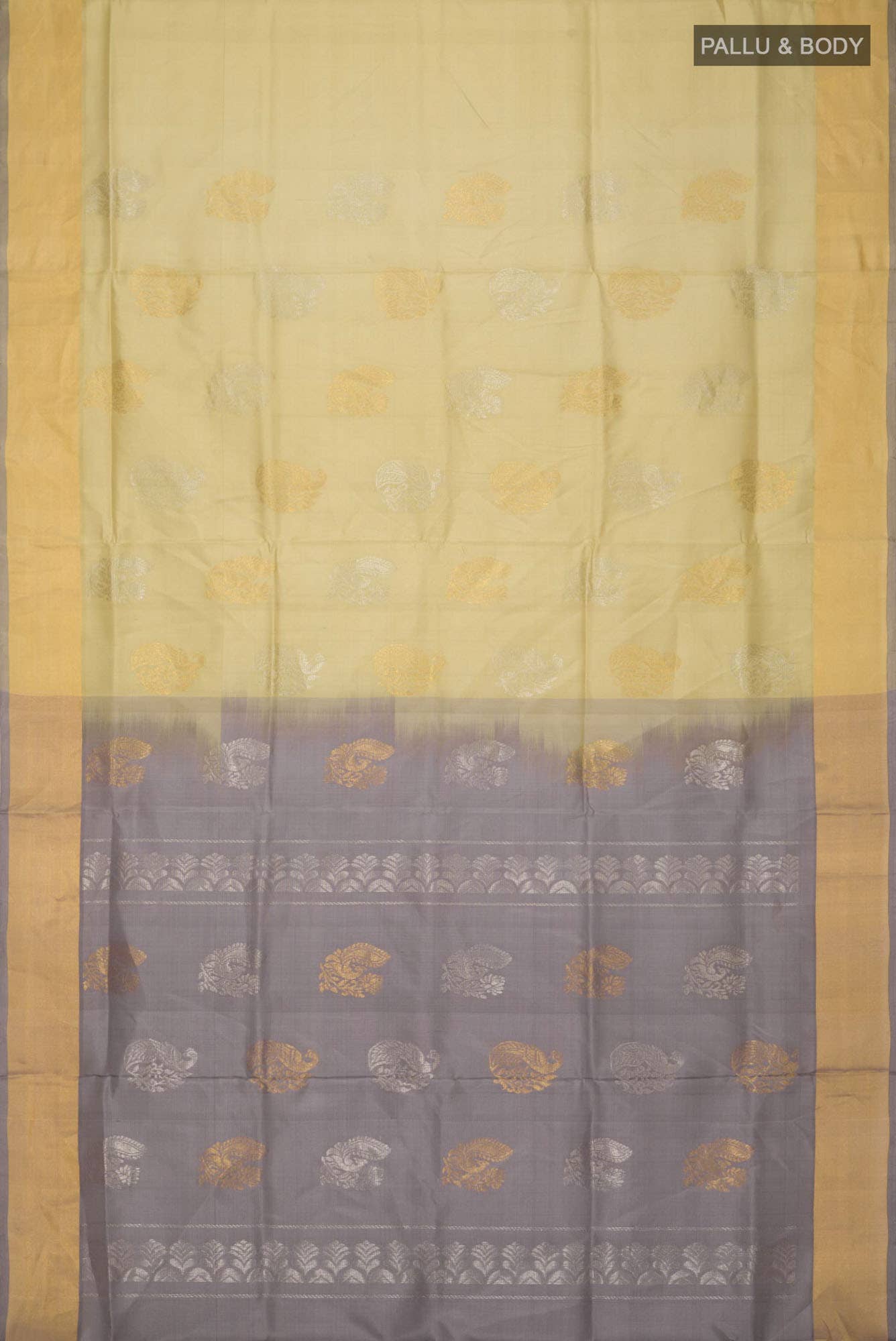 Beige Uppada Silk Saree