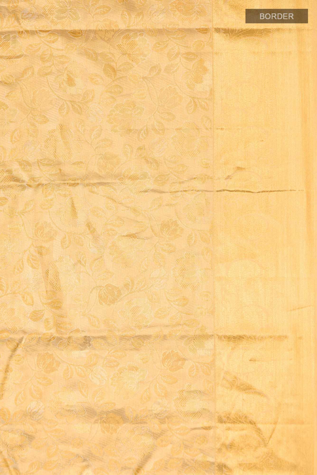 Gold Kanchipuram Tissue Silk Saree