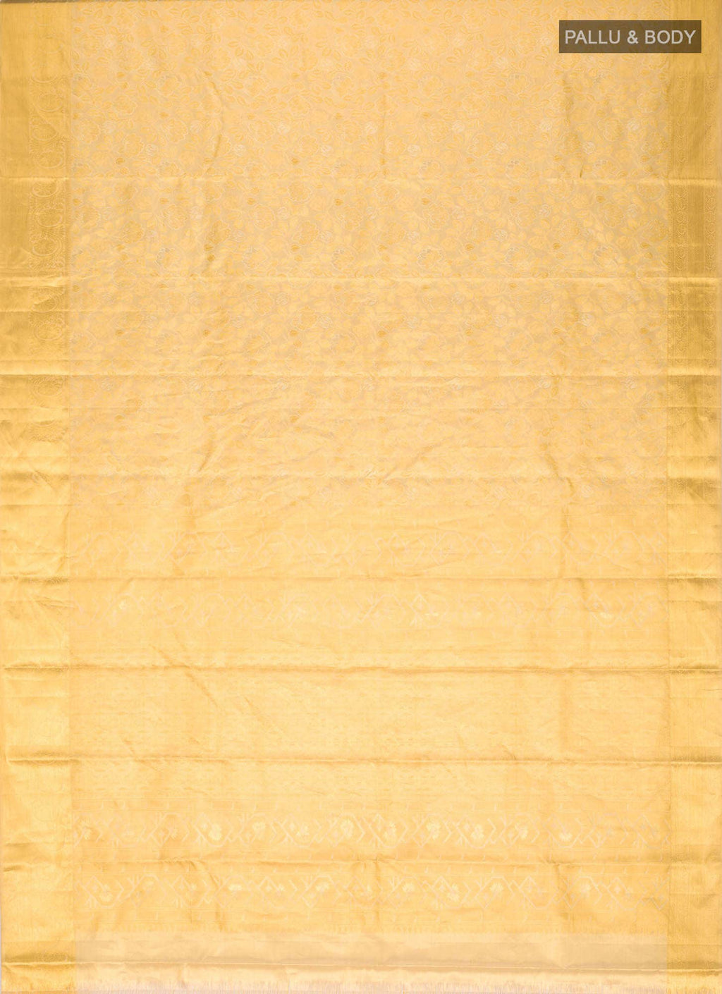 Gold Kanchipuram Tissue Silk Saree