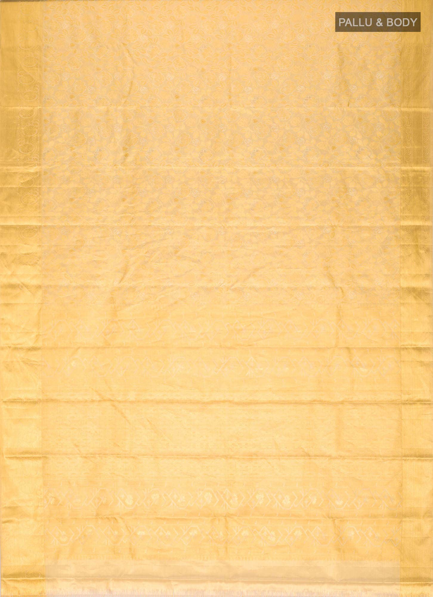 Gold Kanchipuram Tissue Silk Saree