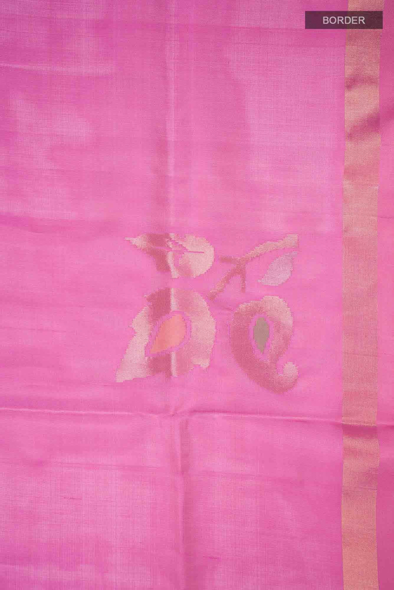 Pink Uppada Silk Saree