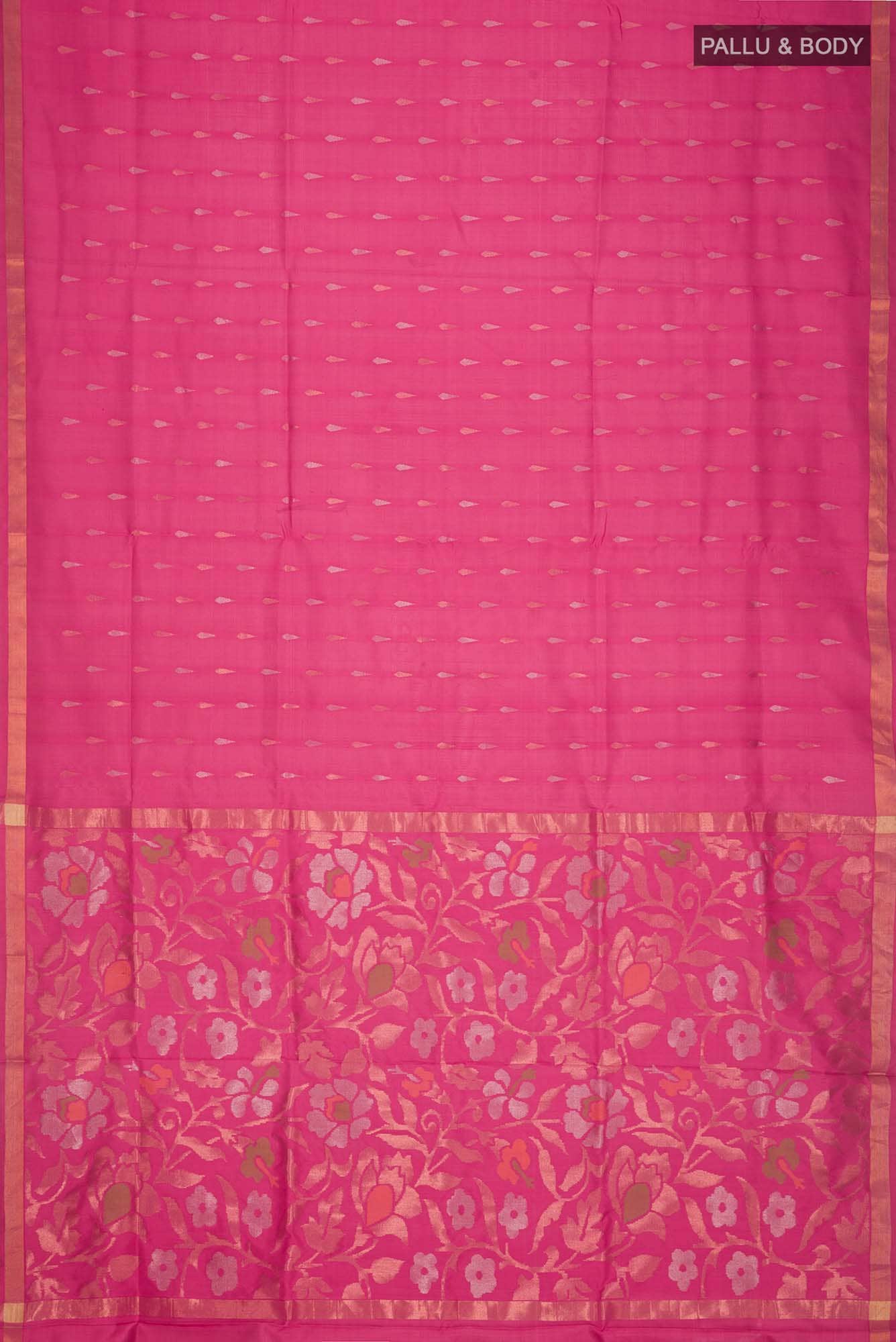 Coral Uppada Silk Saree