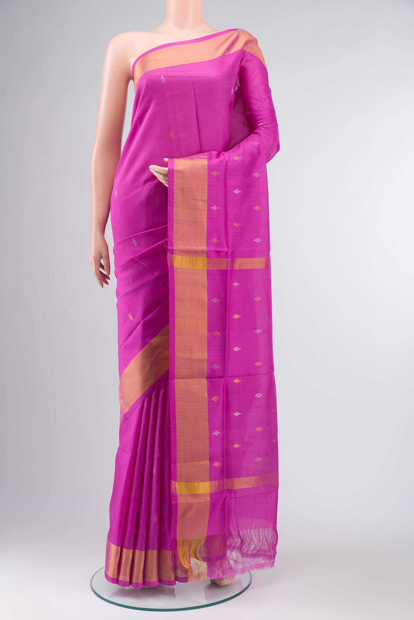 Pink Uppada Silk Saree