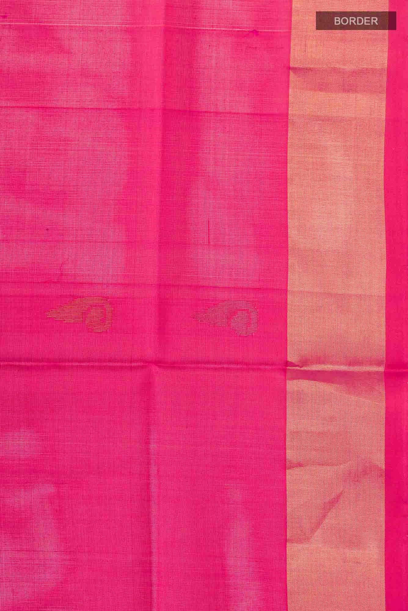 Pink Uppada Silk Saree