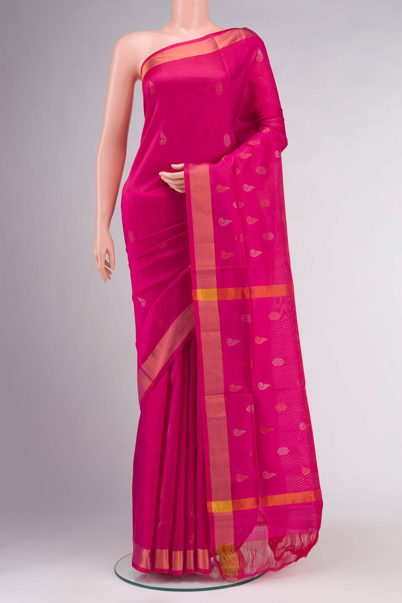Pink Uppada Silk Saree