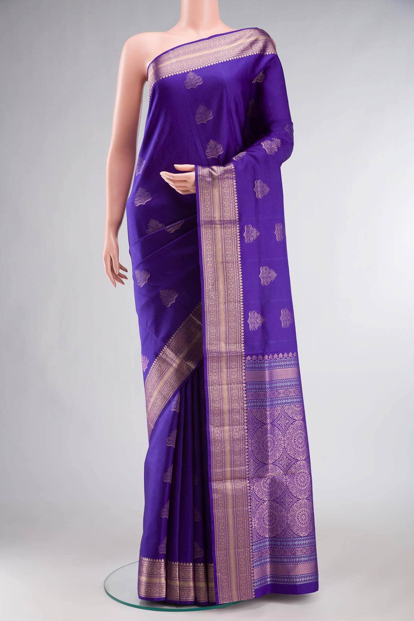 Violet Soft Silk Saree
