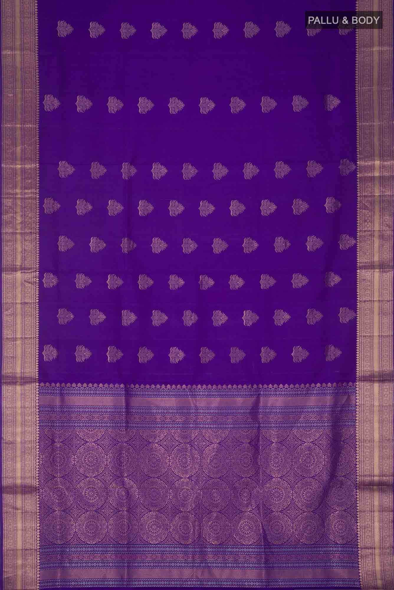 Violet Soft Silk Saree