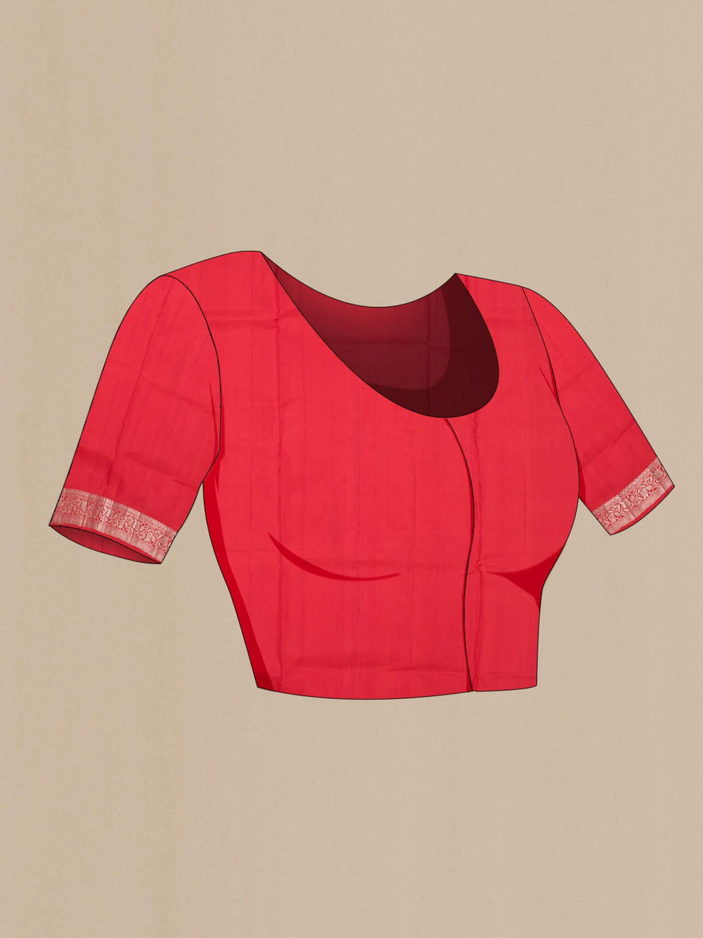 Red Soft Silk Saree