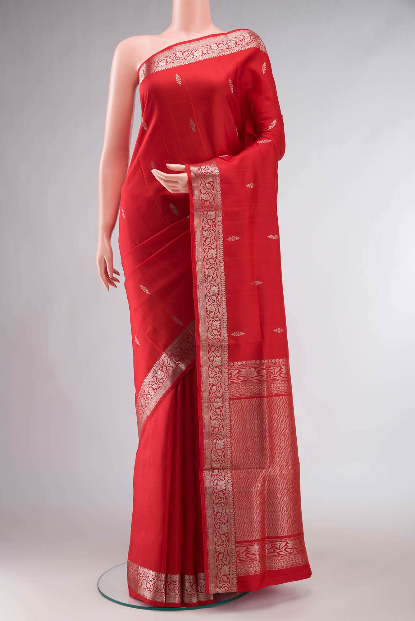 Red Soft Silk Saree