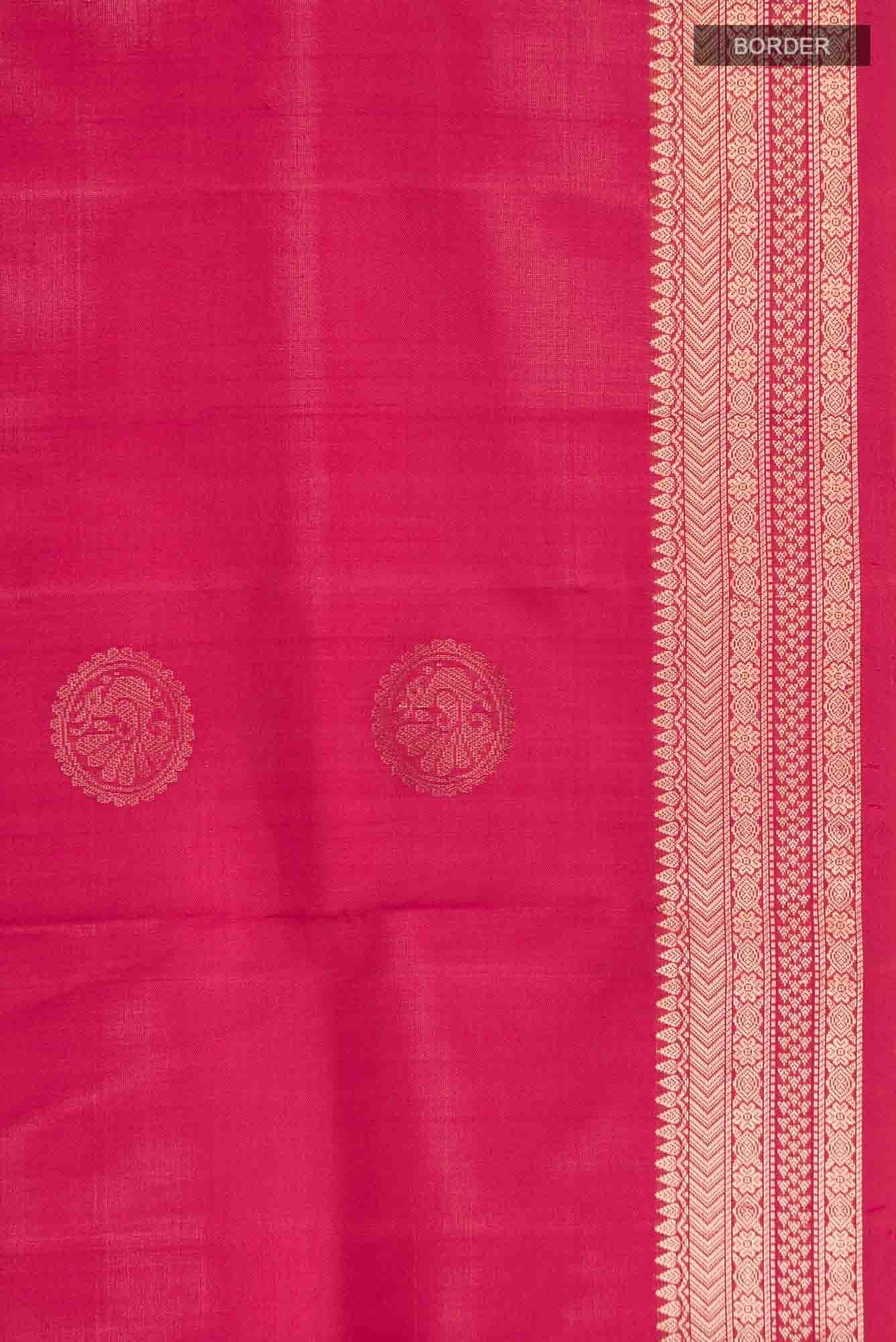 Dark Pink Soft Silk Saree