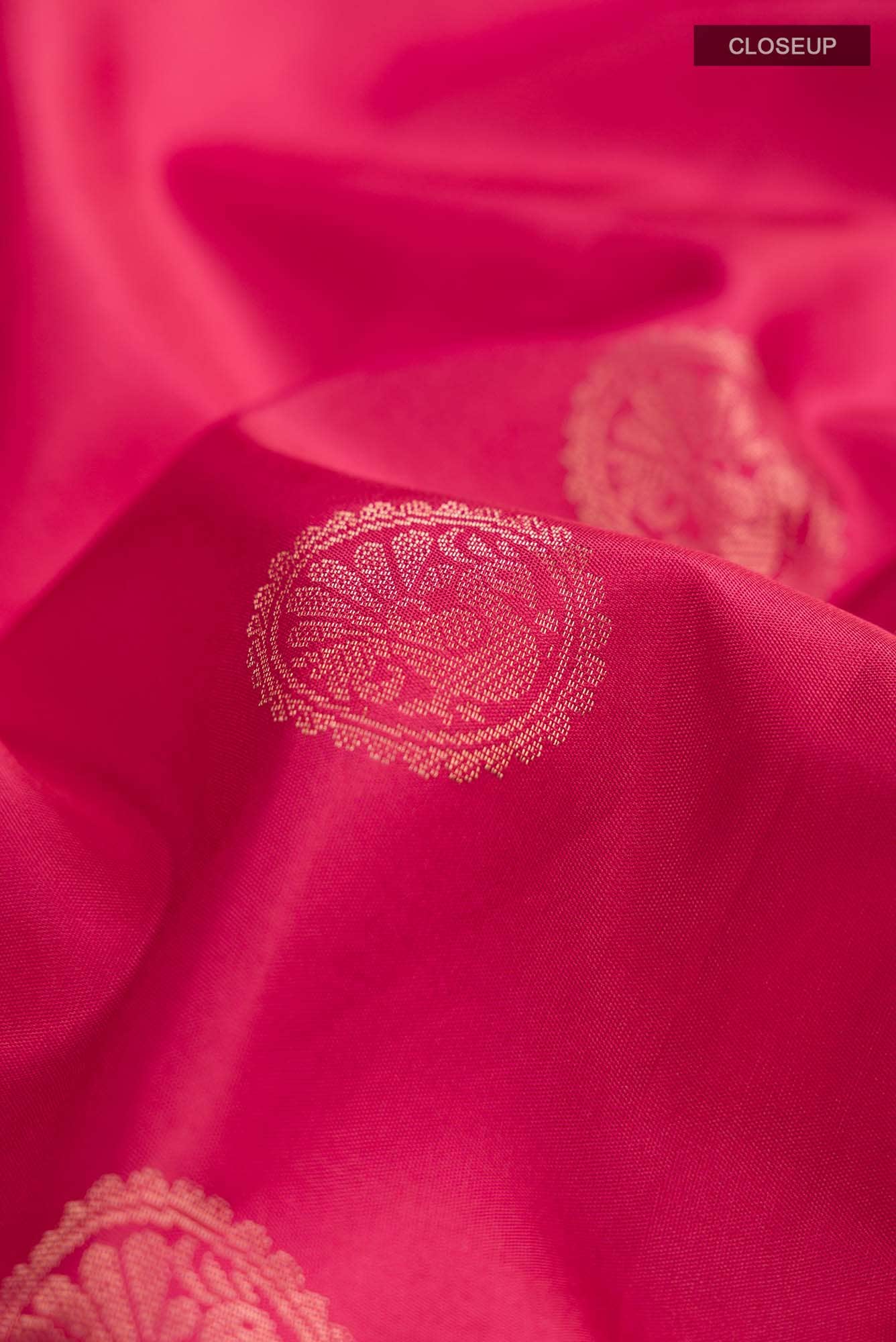 Dark Pink Soft Silk Saree