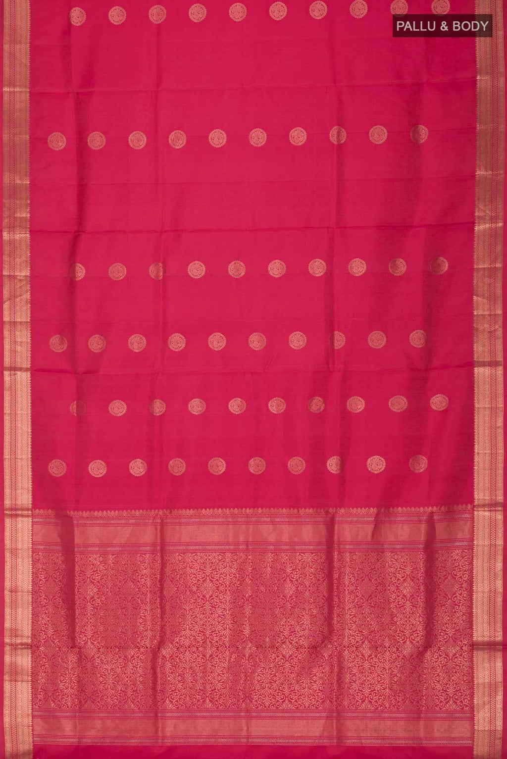 Dark Pink Soft Silk Saree