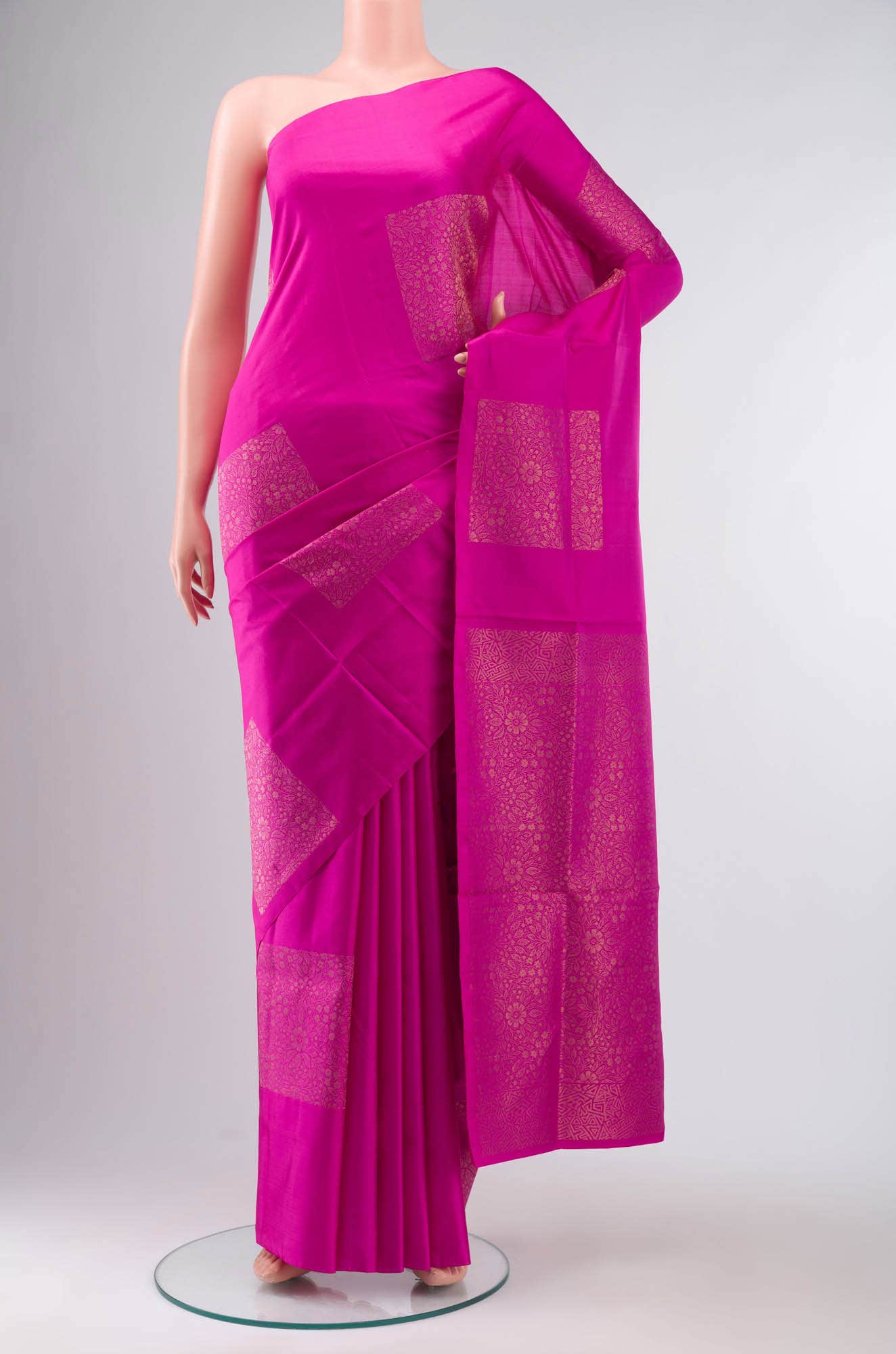 Pink Soft Silk Saree