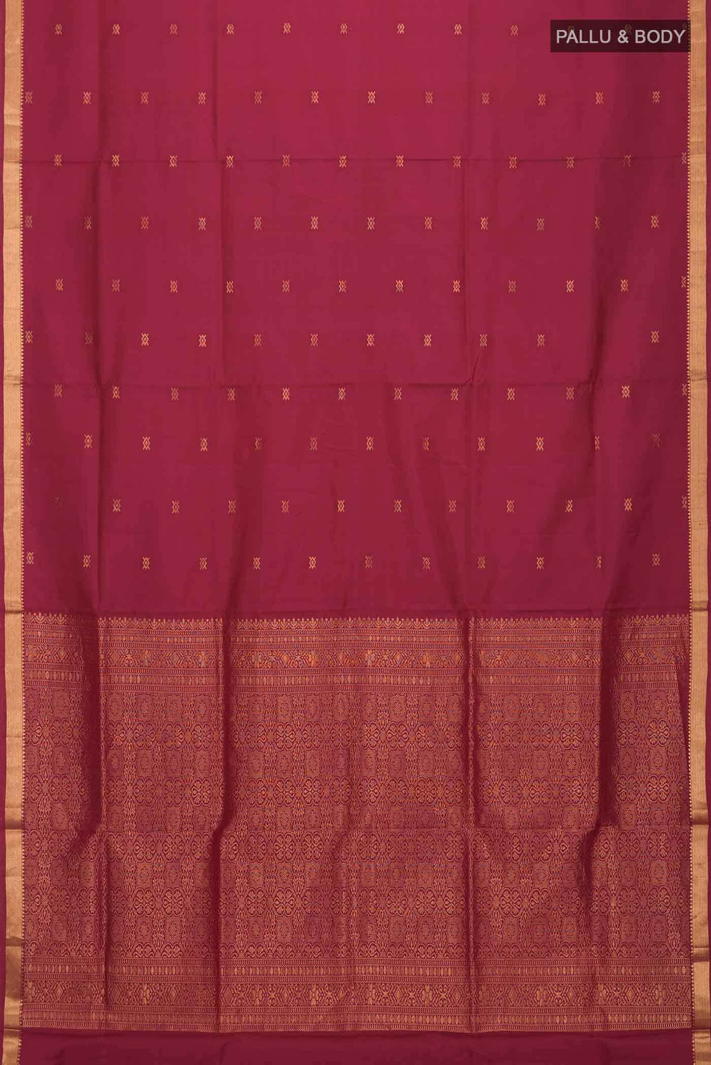 Maroon Soft Silk Saree