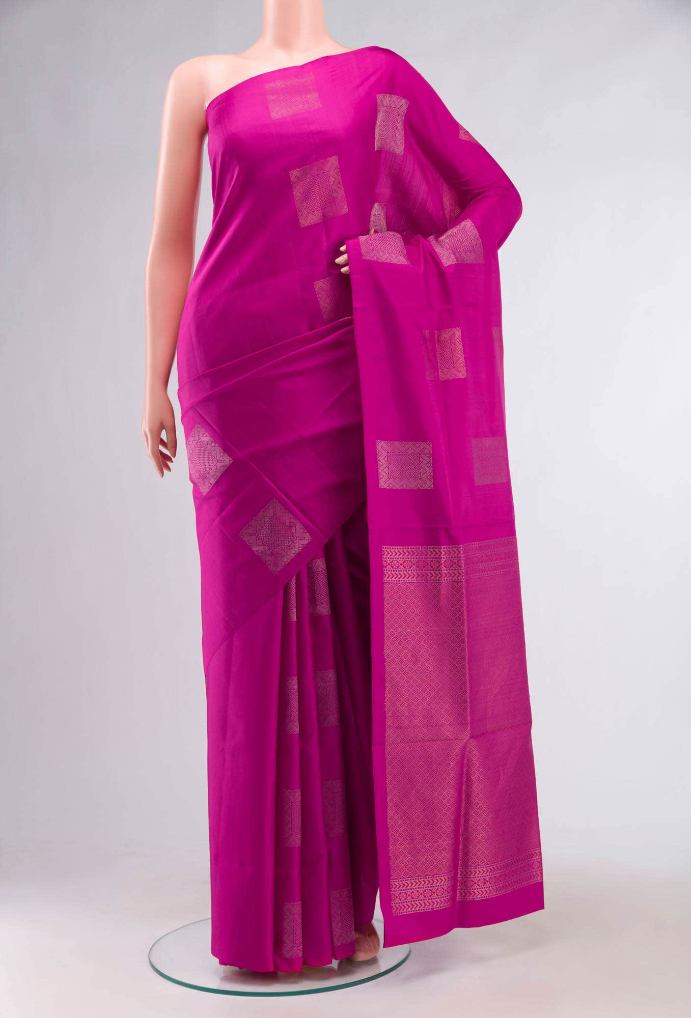 Pink Uppada Silk Saree