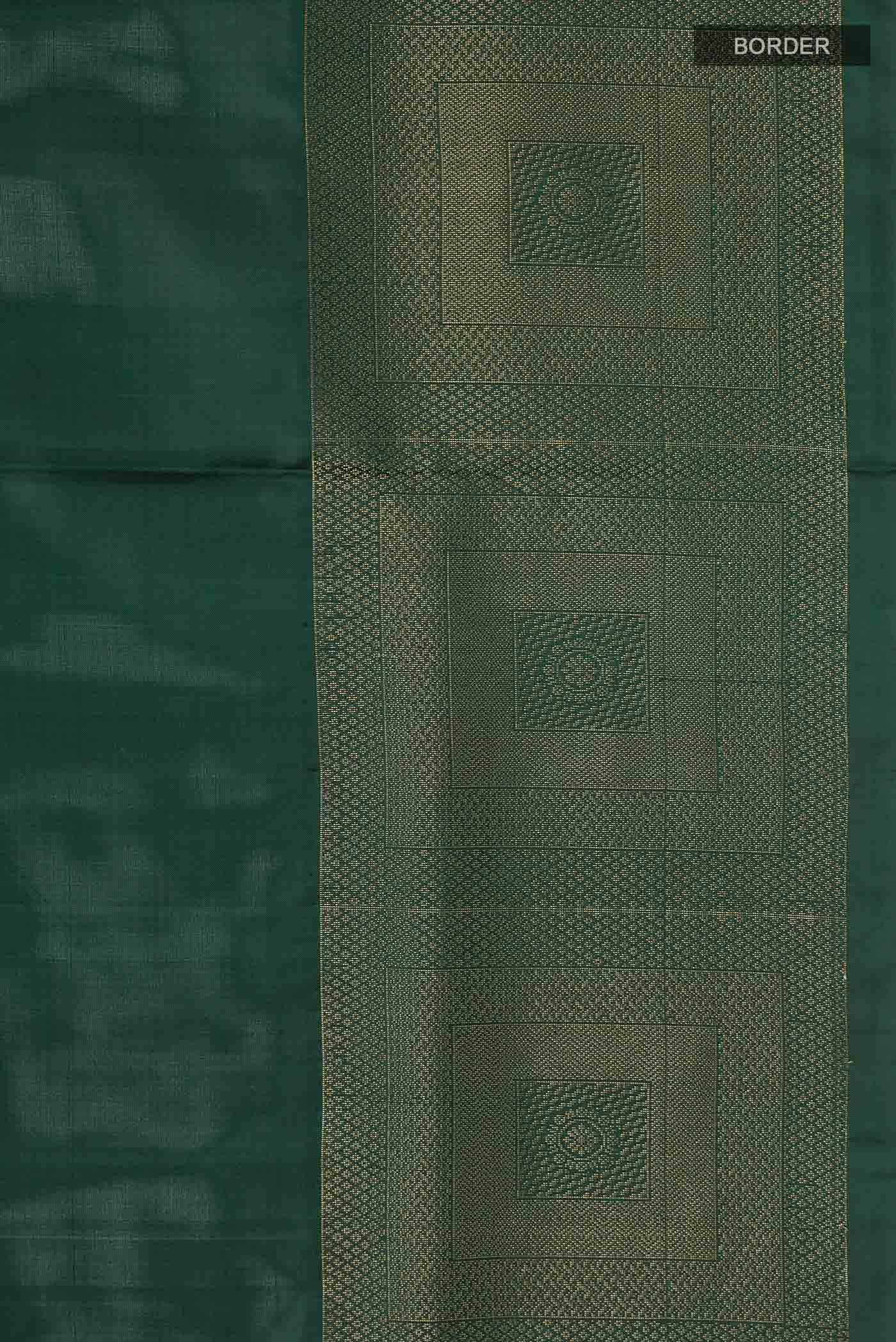 Bottle Green Soft Silk Saree