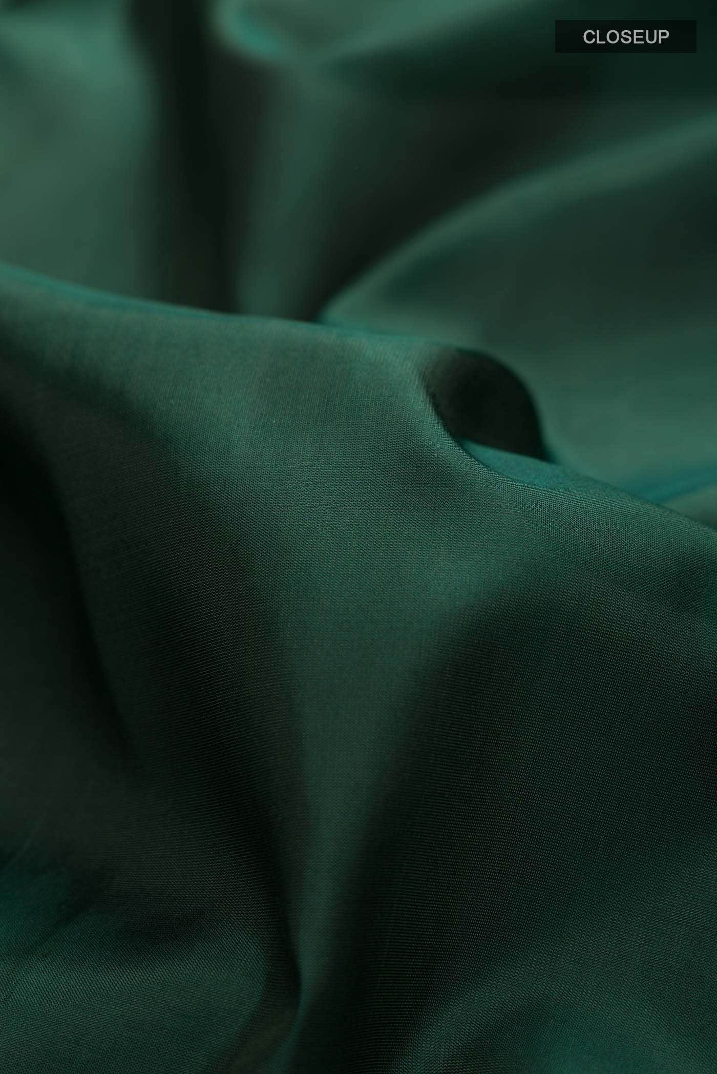 Bottle Green Soft Silk Saree