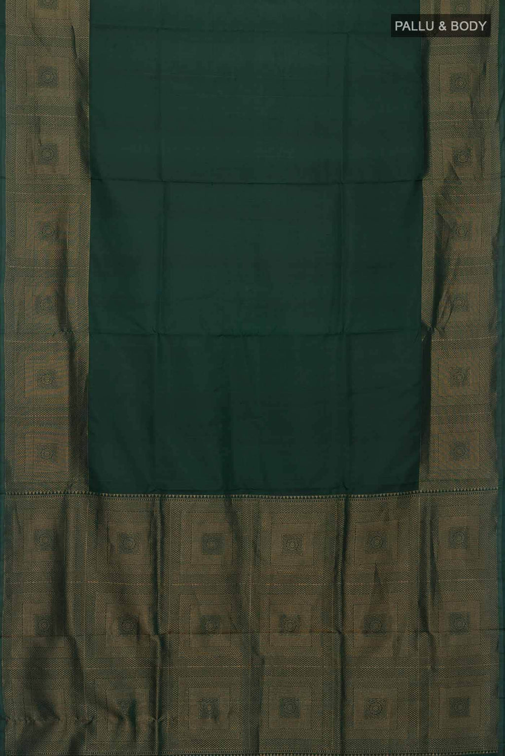 Bottle Green Soft Silk Saree