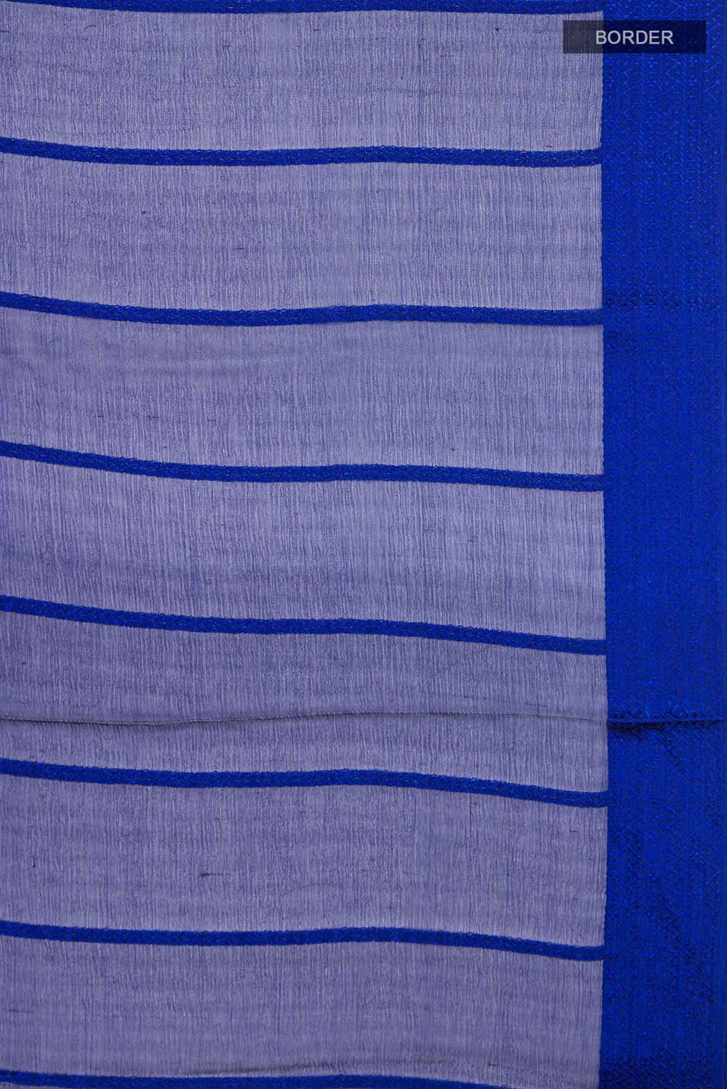 Blue Blended Mysore Chiffon Saree
