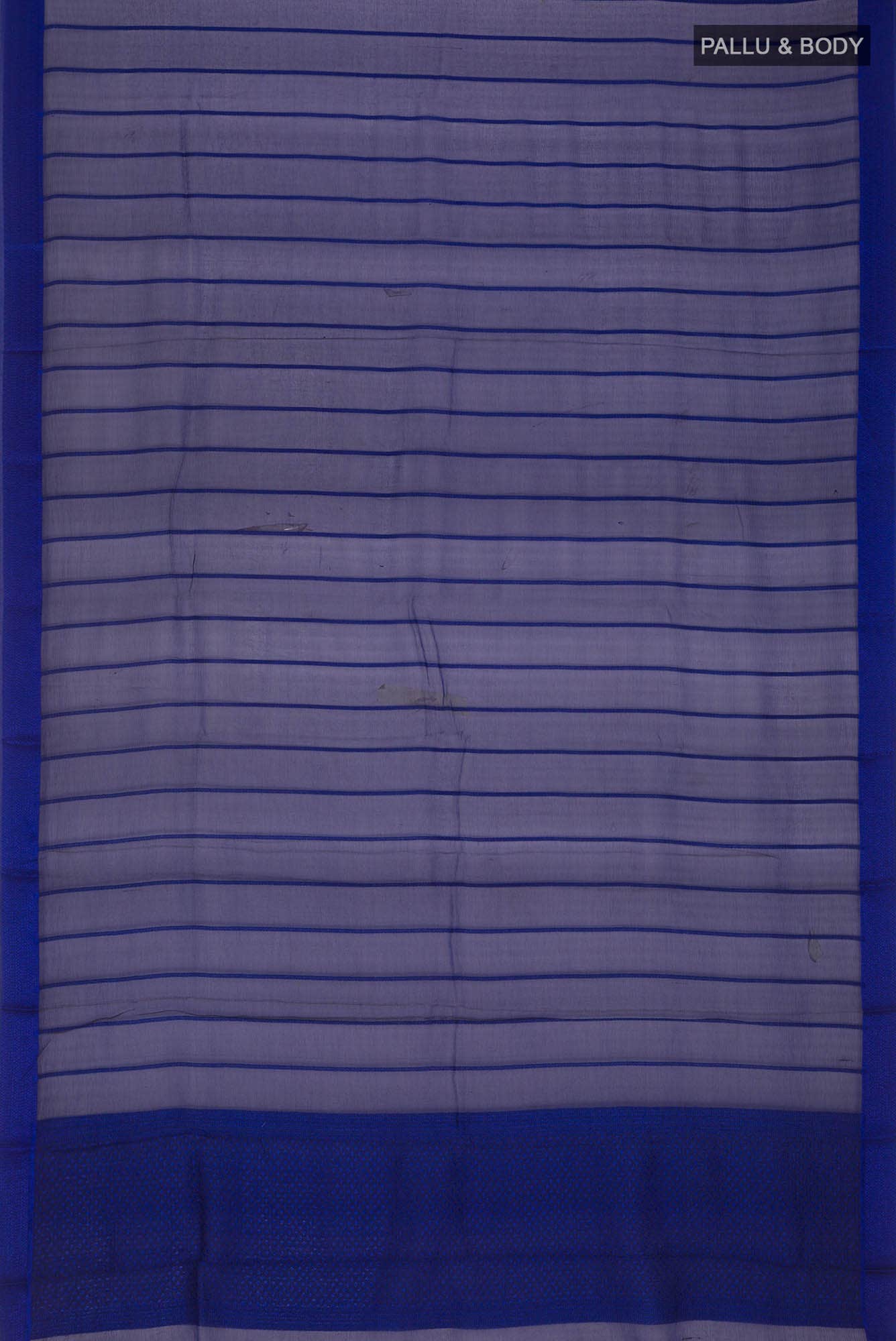 Blue Blended Mysore Chiffon Saree
