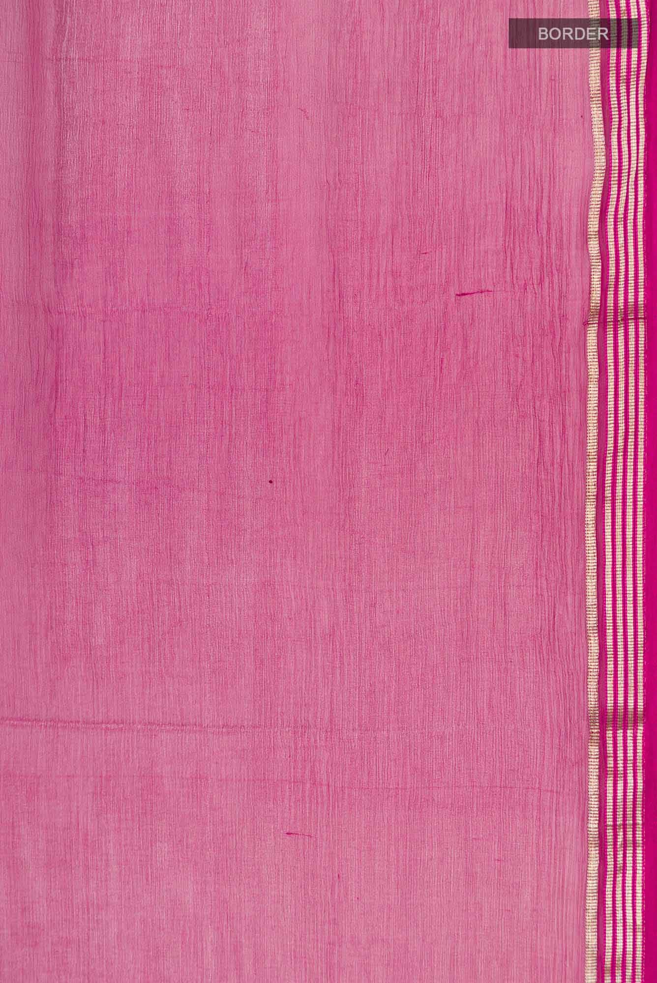 Magenta Mysore Chiffon Saree