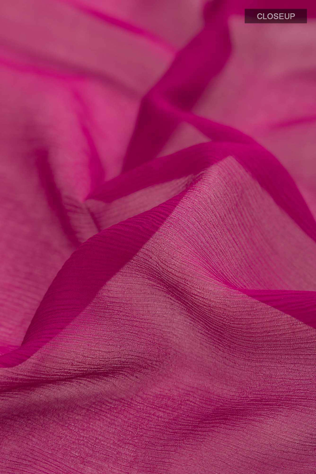 Magenta Mysore Chiffon Saree
