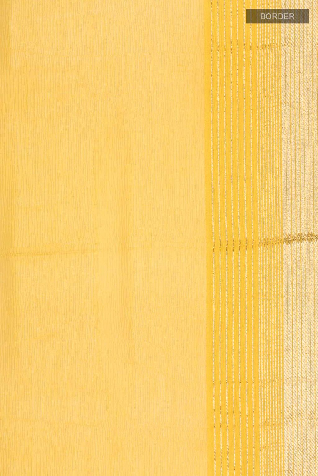 Yellow Mysore Chiffon Saree