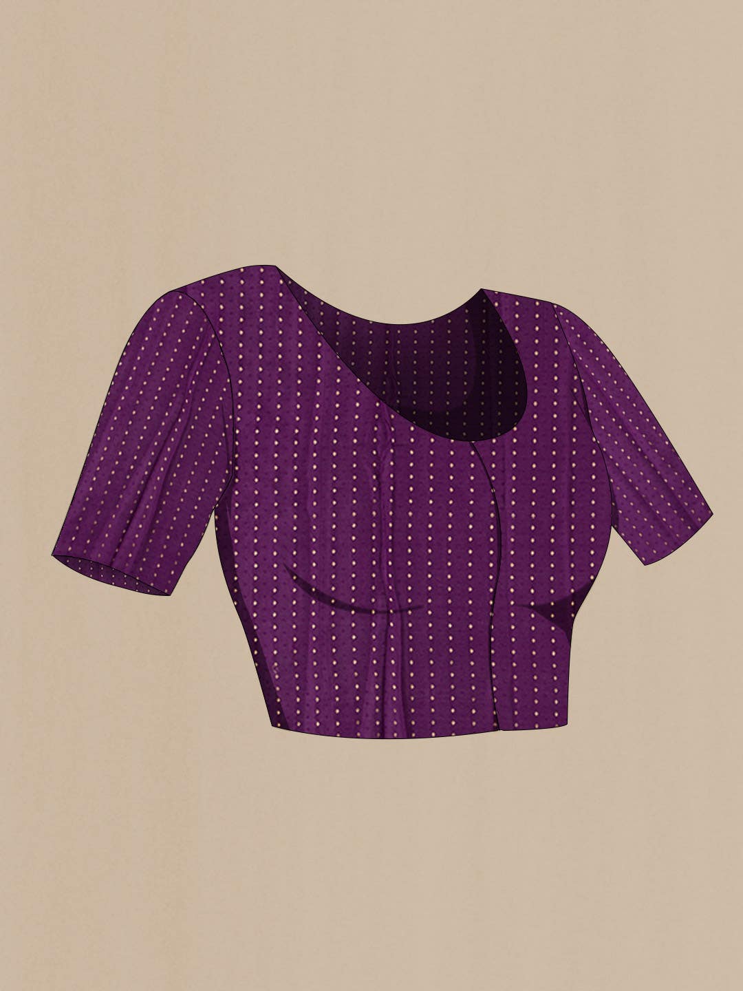 Violet Mysore Chiffon Saree