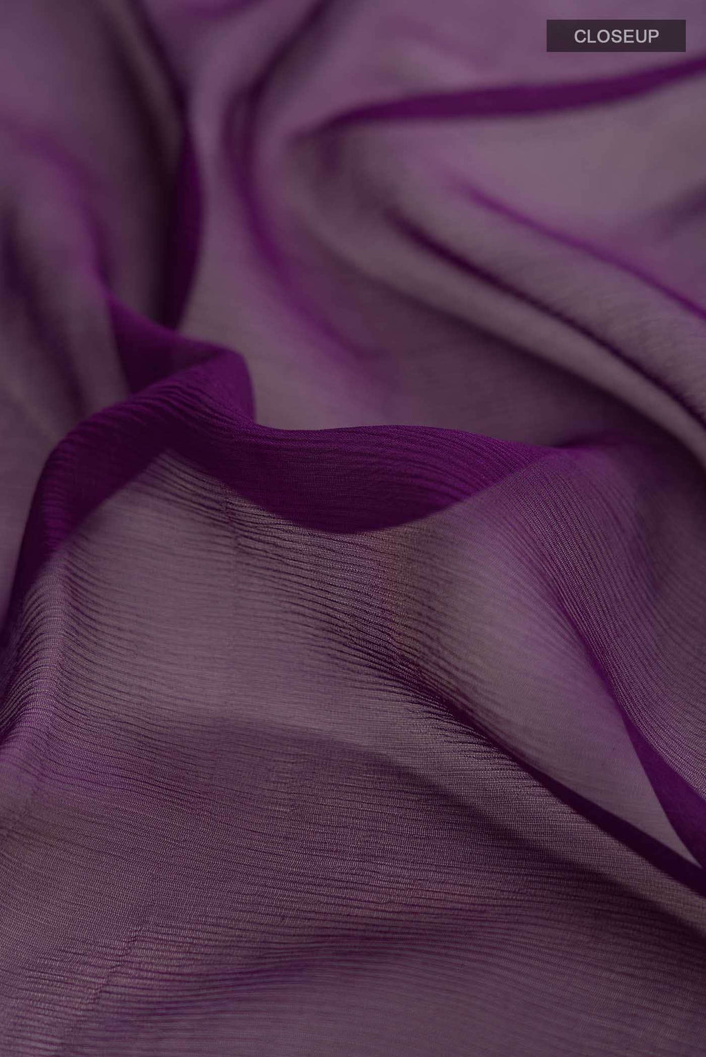 Violet Mysore Chiffon Saree