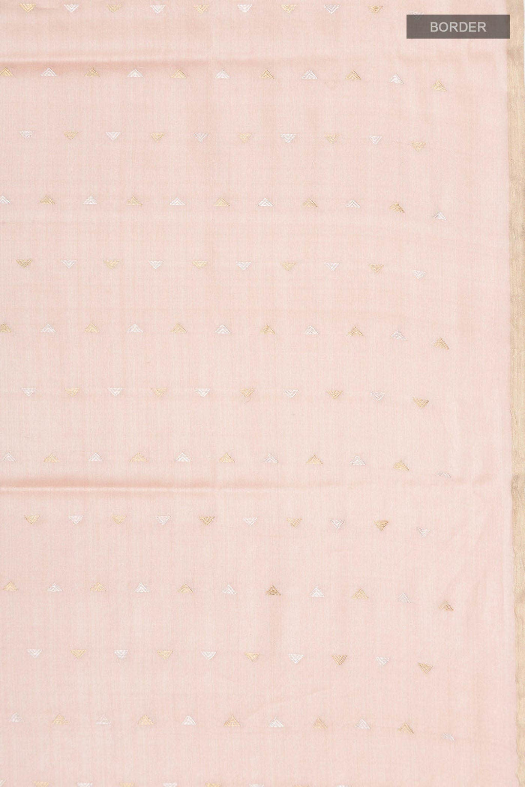 Peach MP Tussar Saree