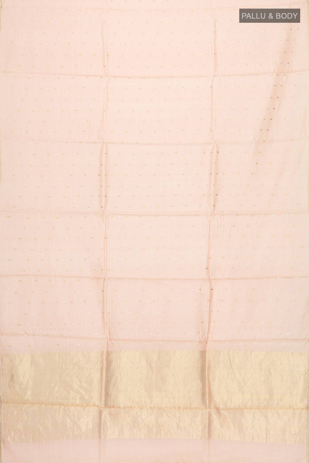 Peach MP Tussar Saree