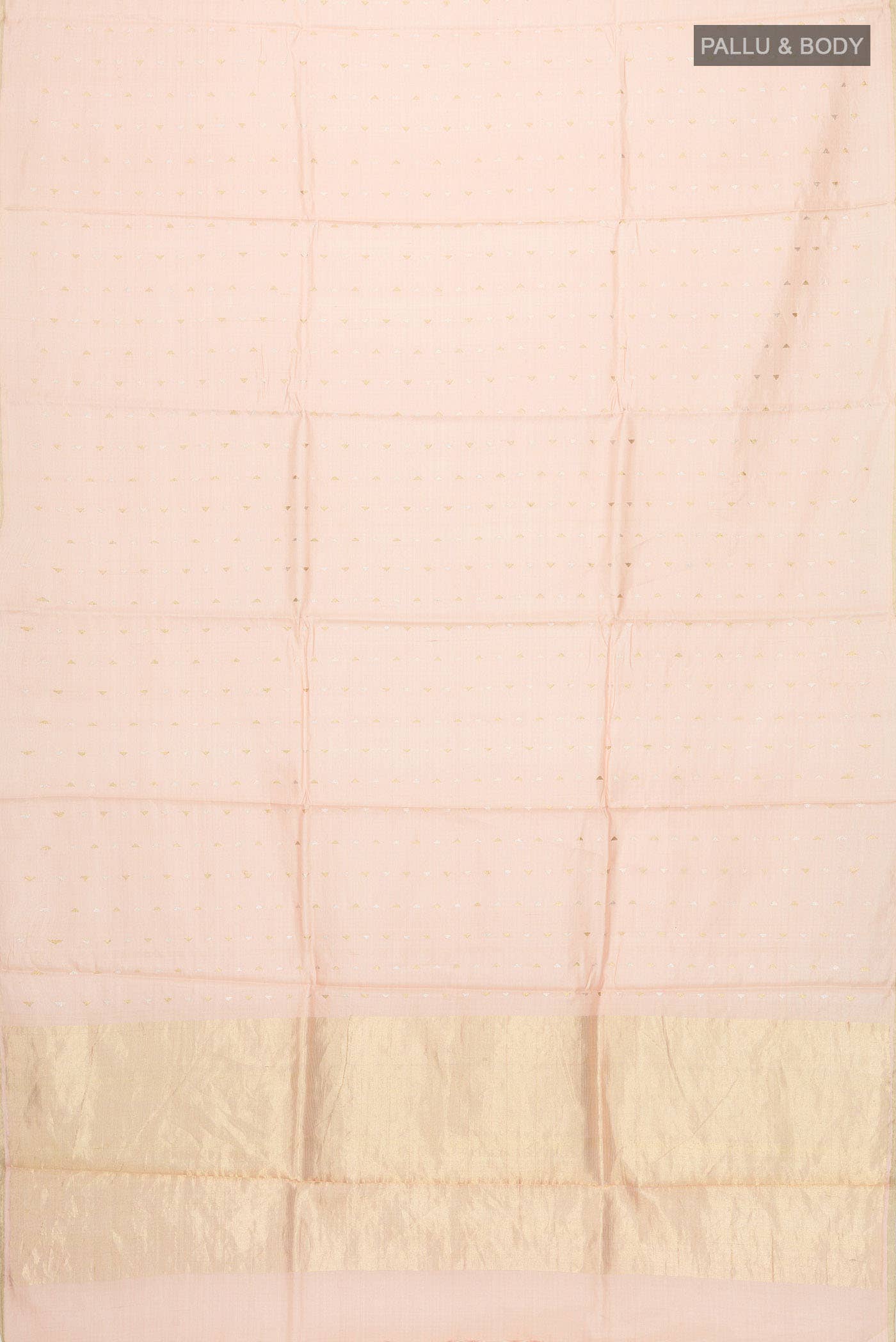 Peach MP Tussar Saree