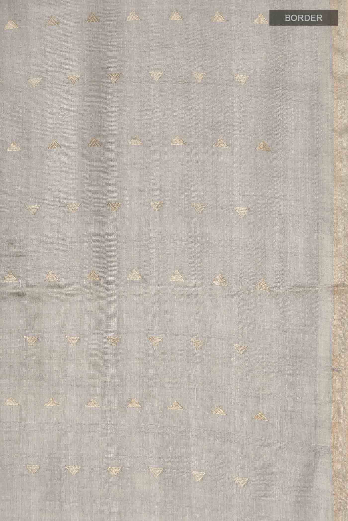 Green Tussar Silk Saree