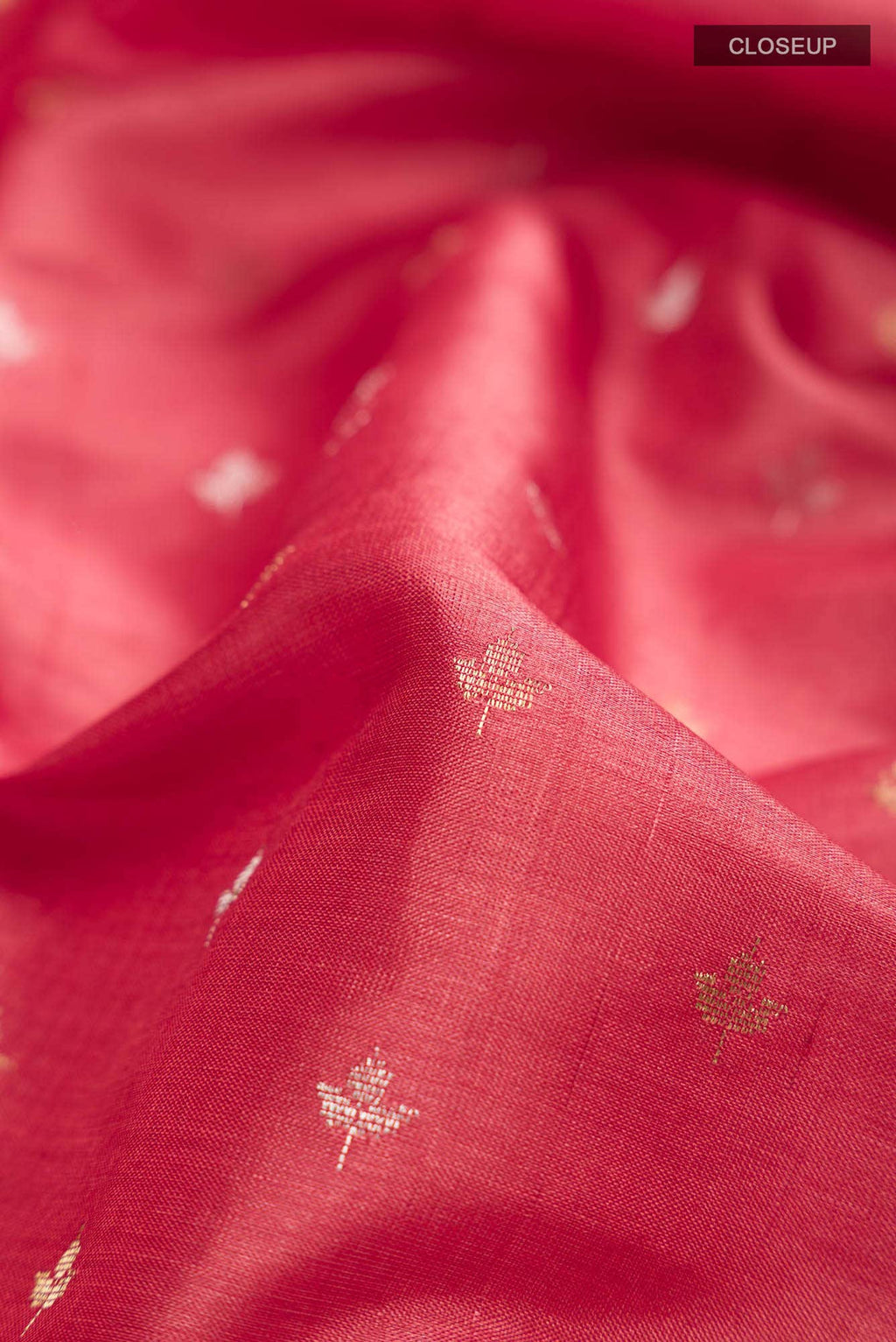 Red Bhagalpuri Tussar Silk Saree
