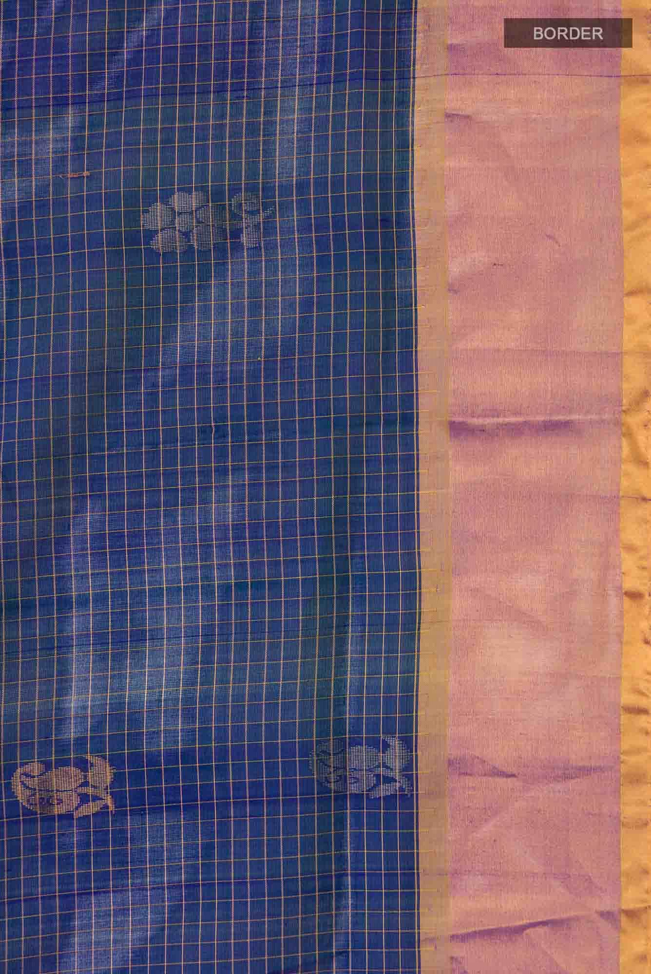 Blue Uppada Silk Saree