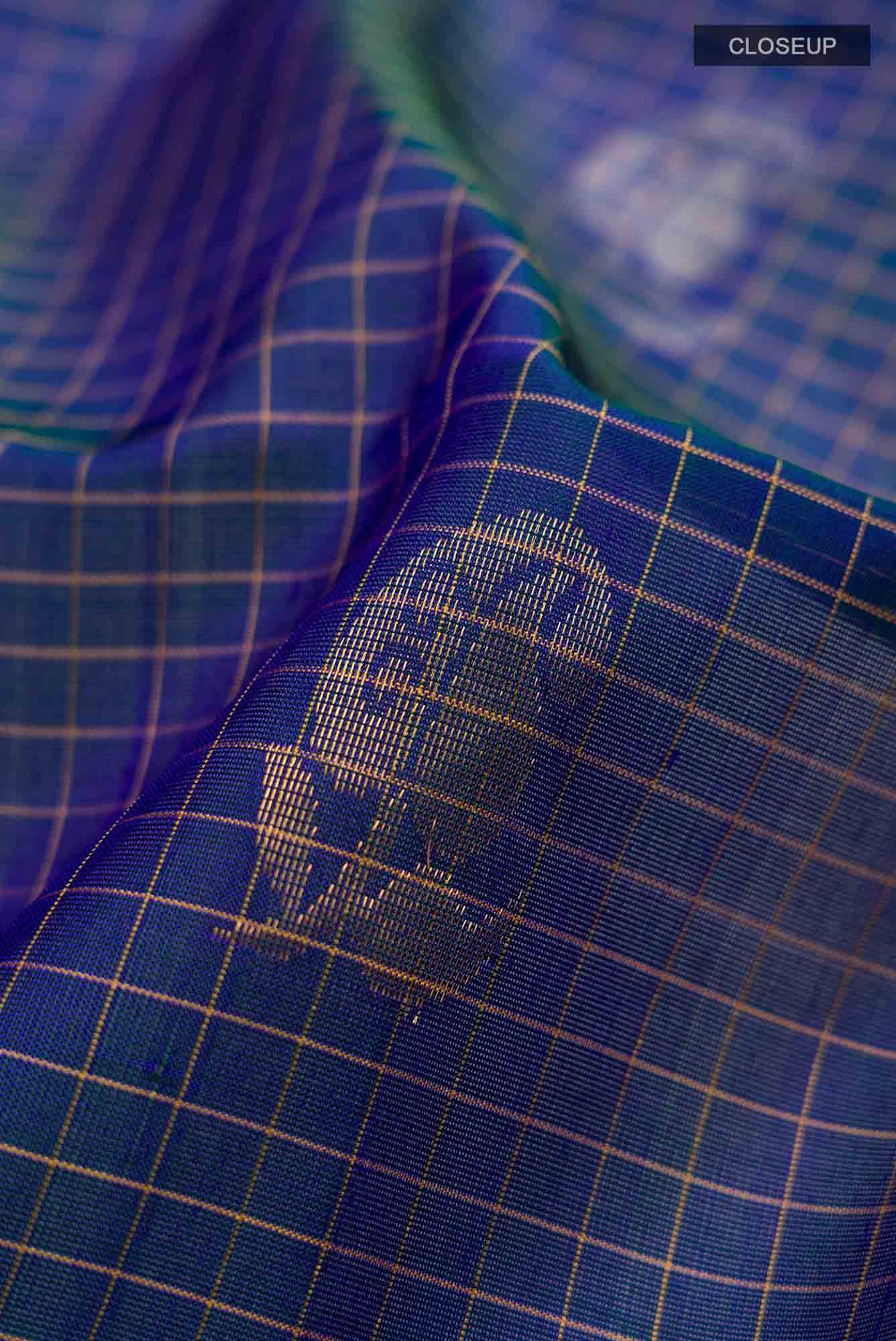 Blue Uppada Silk Saree