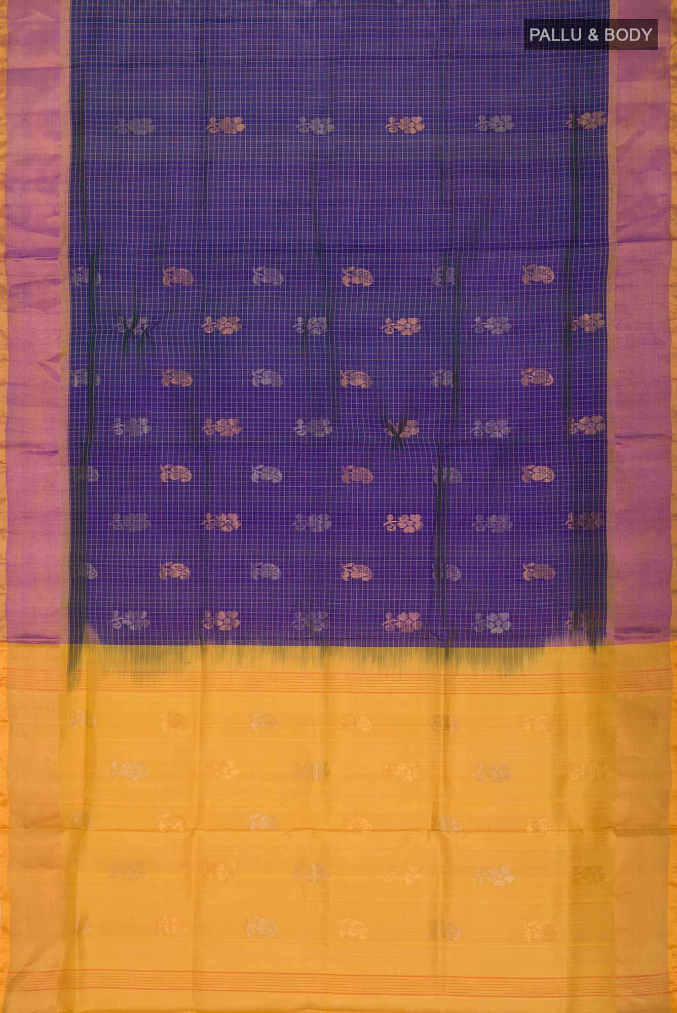 Blue Uppada Silk Saree