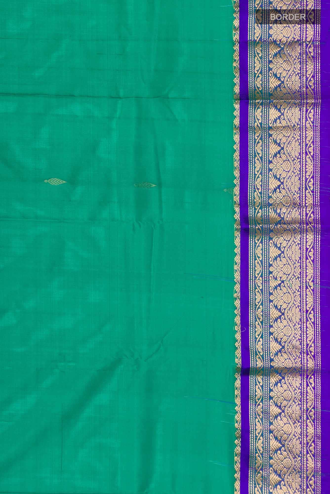 Green Bangalore Silk Saree